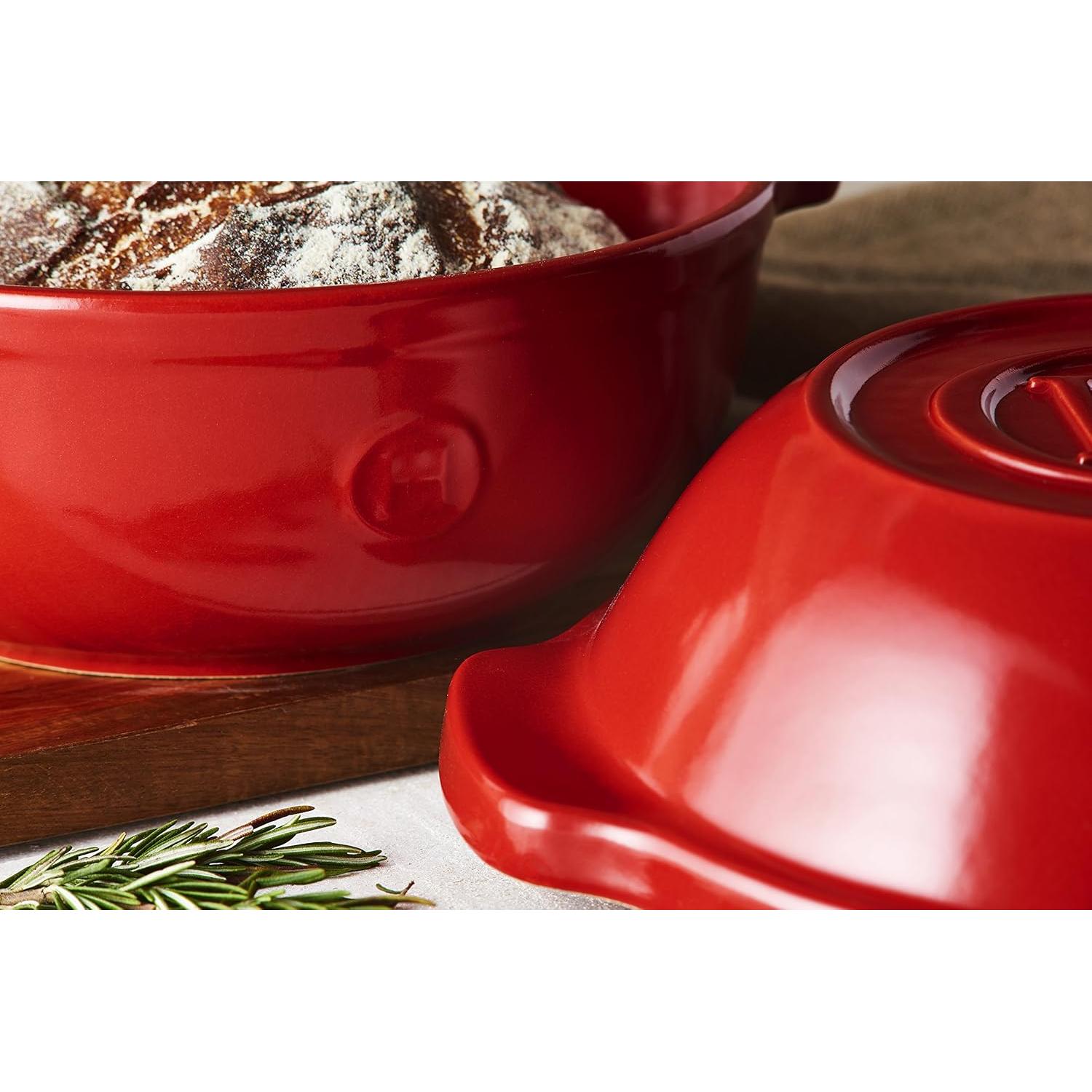 Olla de Papas Emile Henry 2L Cerámica Burdeos