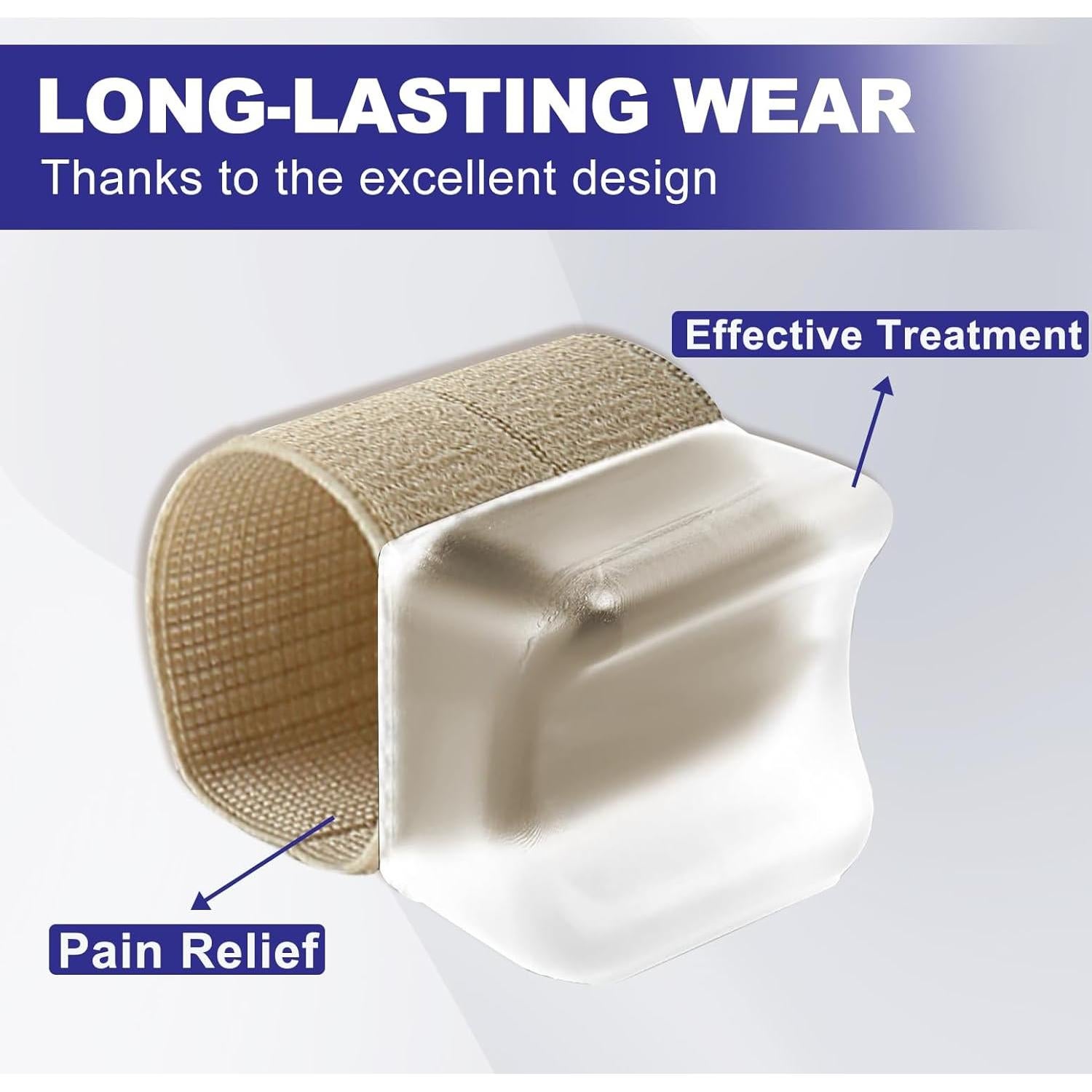 Separadores de Dedos de Gel Szemauy para Juanetes - 6 Piezas