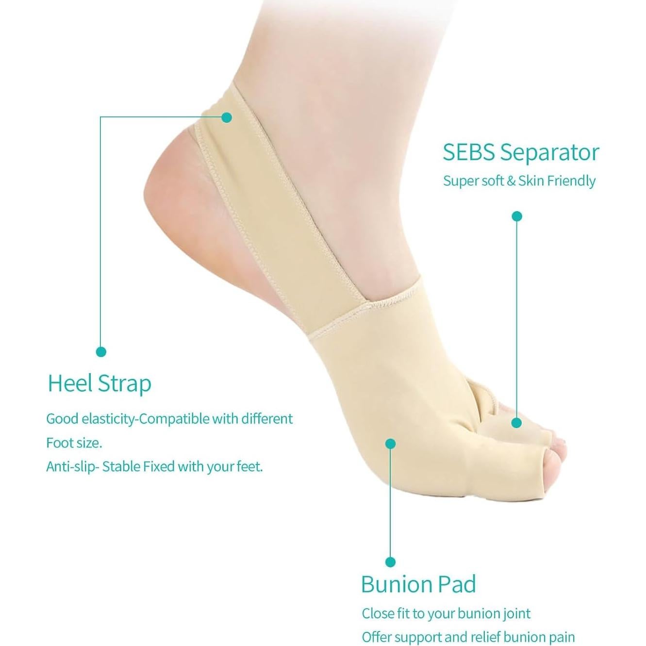 Corrector de Juanetes Shengchuang Blanco Grande 9-12