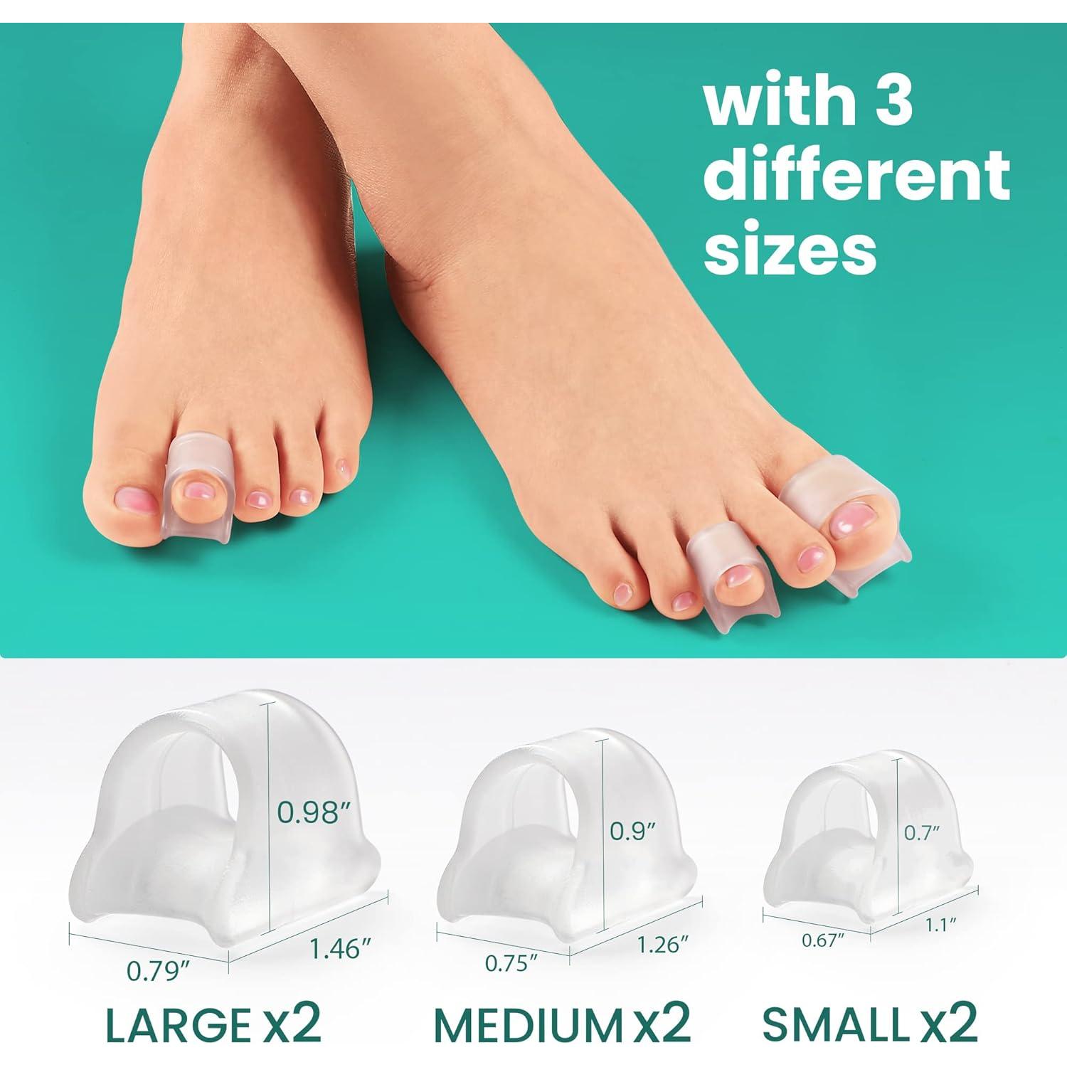 Corrector de Dedo en Garra Welnove - 3 Pares Pequeños