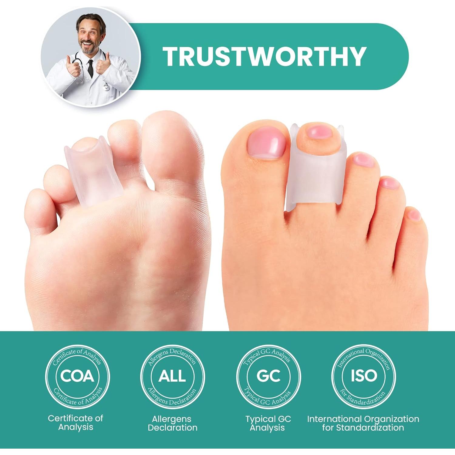 Corrector de Dedo en Garra Welnove - 3 Pares Pequeños