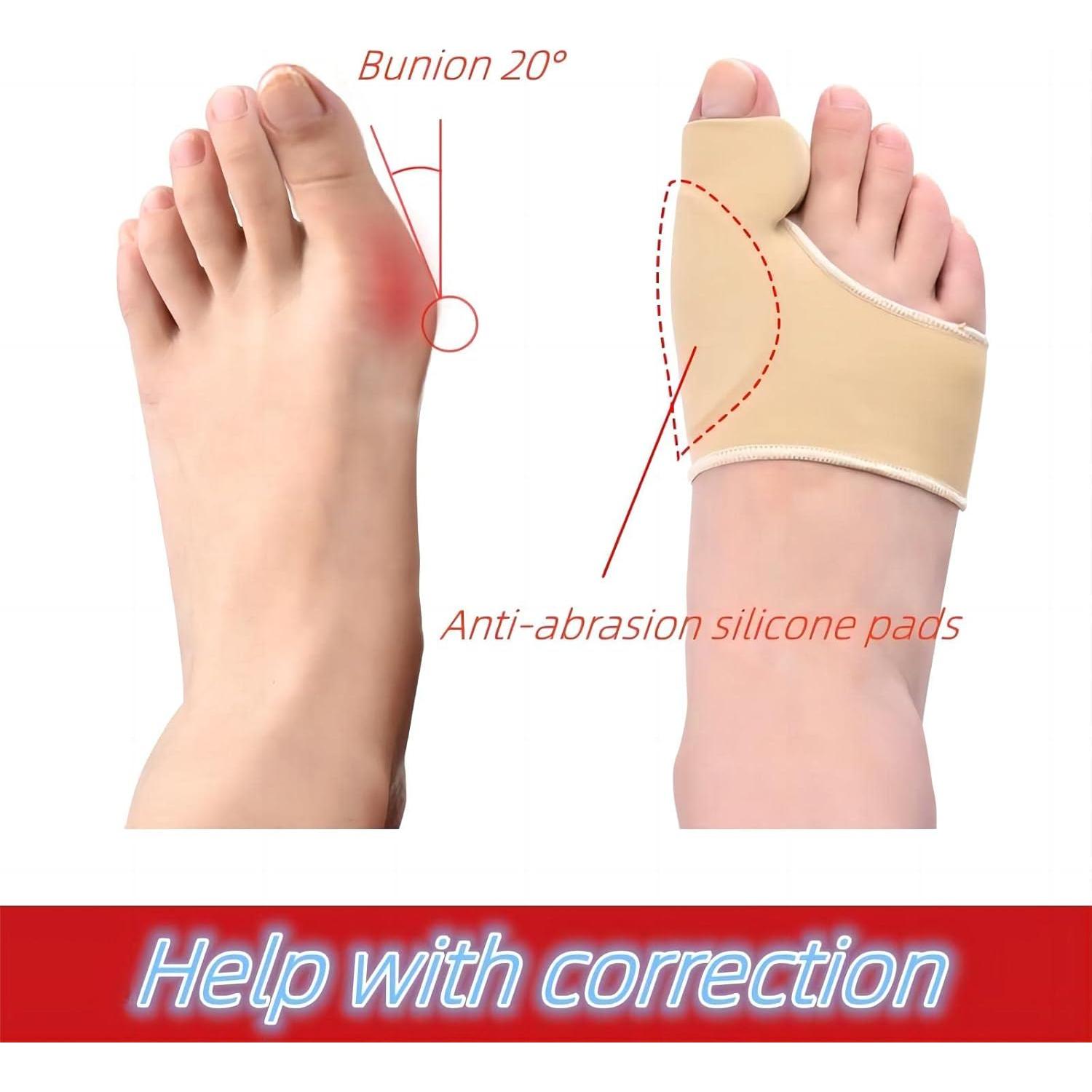 Corrector de Juanetes KAEZDD con Almohadillas de Gel - S