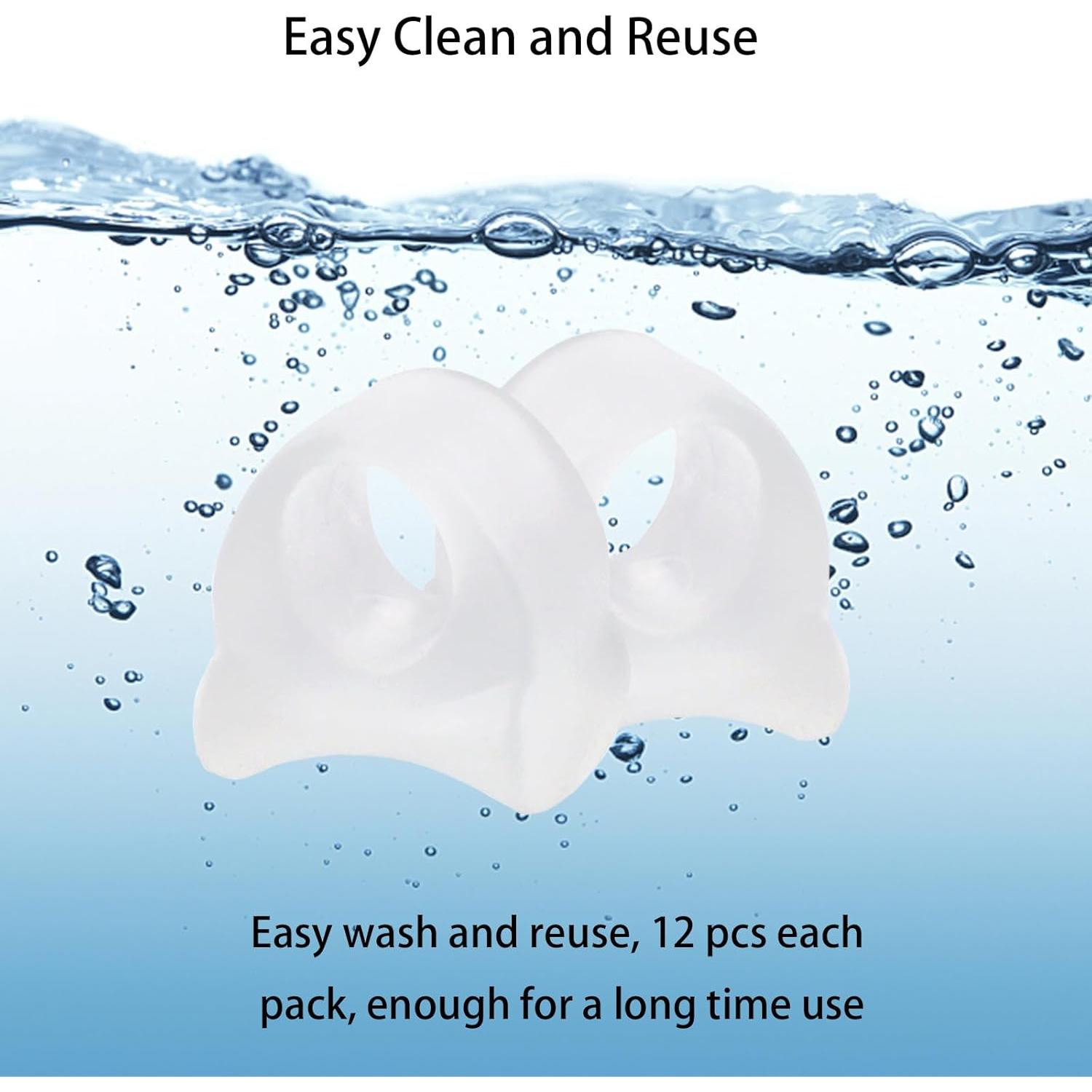 Separadores de Dedos de Gel Misorita 12 Piezas S M L