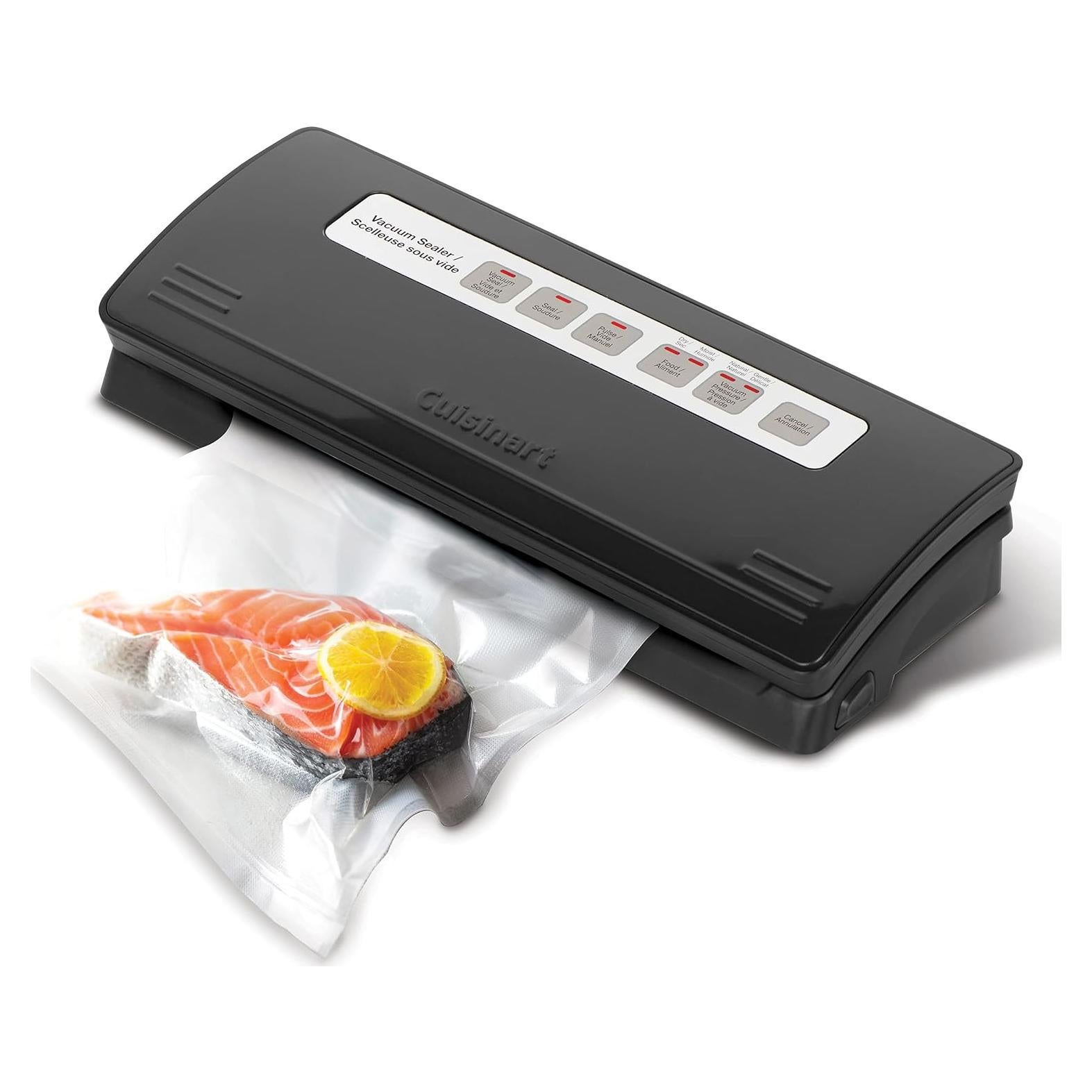 Sellador de Alimentos al Vacío Cuisinart VS-200C Negro