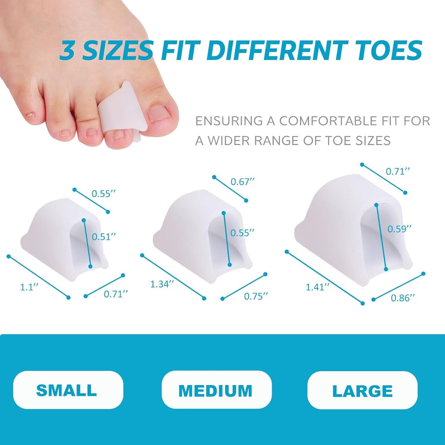 Corrector de Dedo en Martillo Nolimvita - Paquete de 6 Pequeño