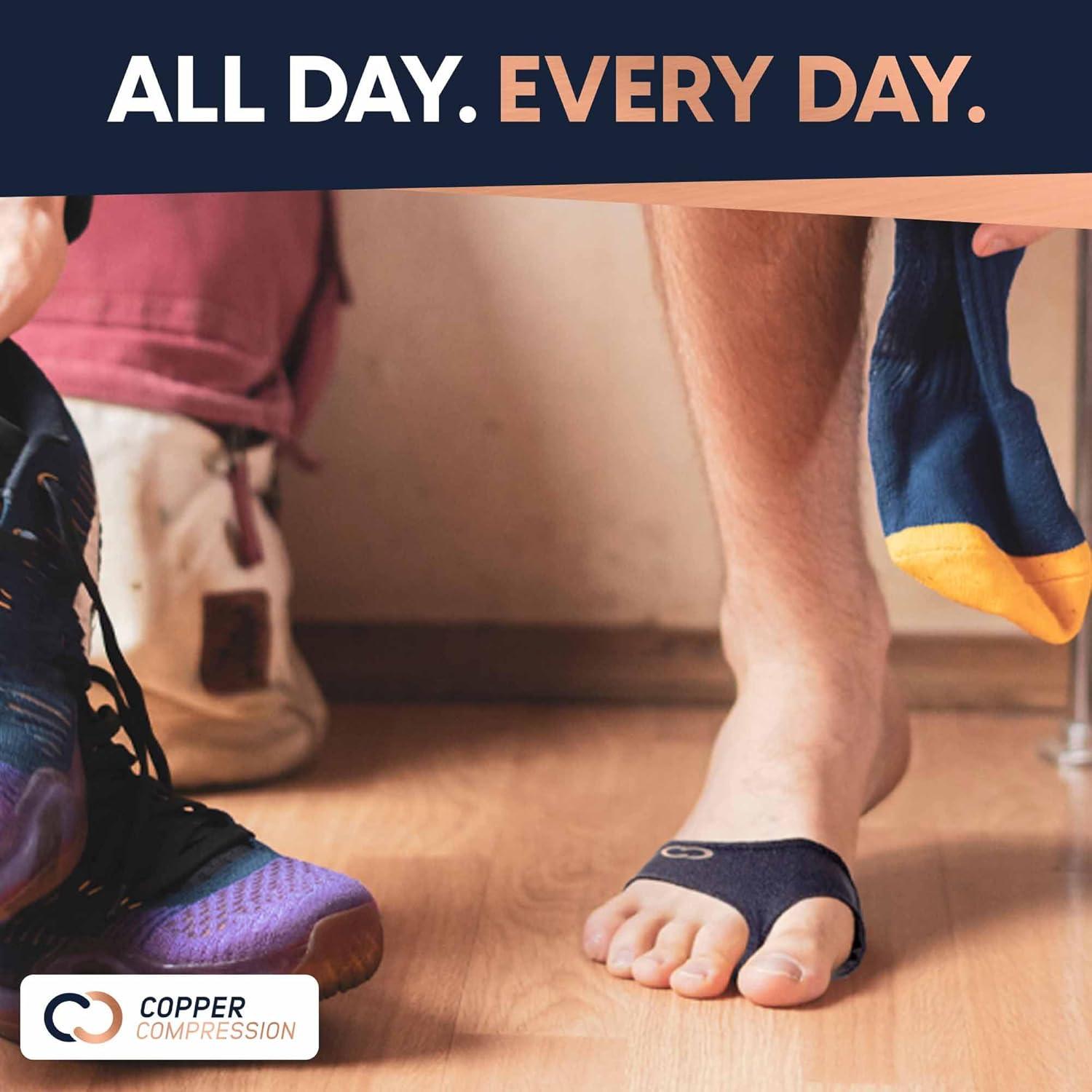 Almohadillas Metatarsales Copper Compression S/M - Gel Alivio Dolor