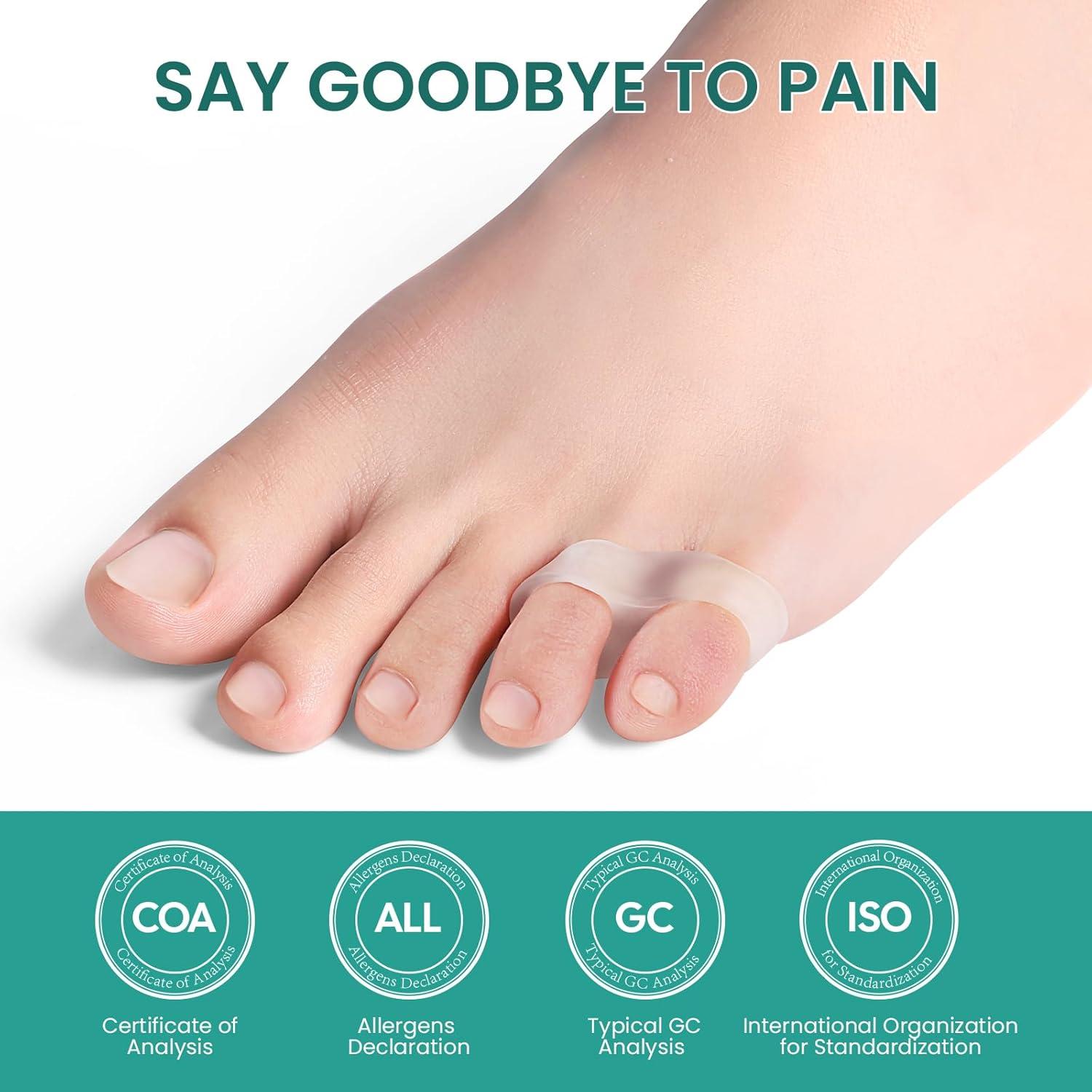 Welnove Correctores de Juanetes - 8 Separadores Deportivos