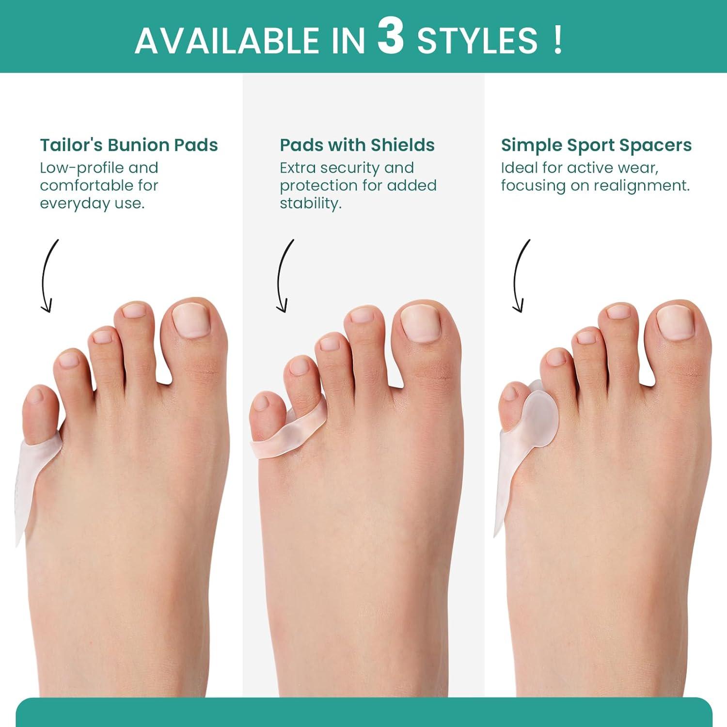 Welnove Correctores de Juanetes - 8 Separadores Deportivos