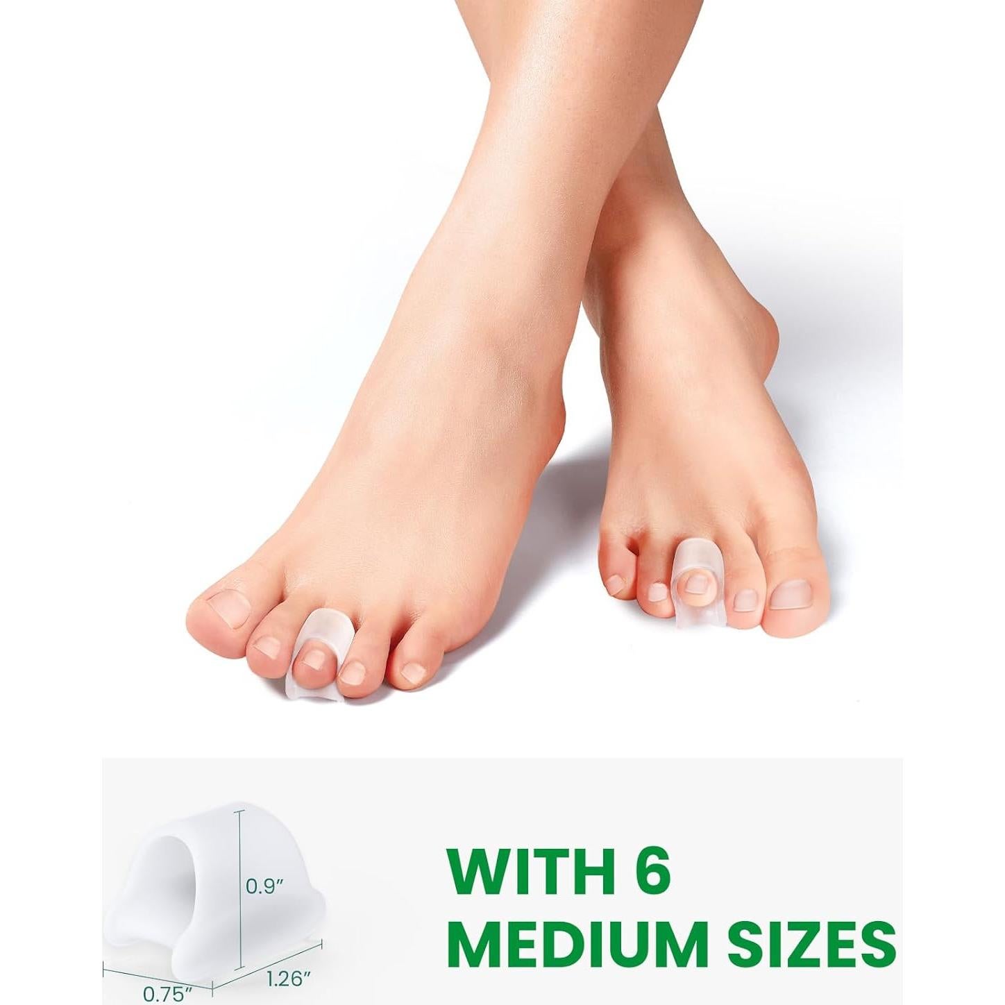 Corrector de Dedo en Martillo Bukihome - 6 Enderezadores Medianos