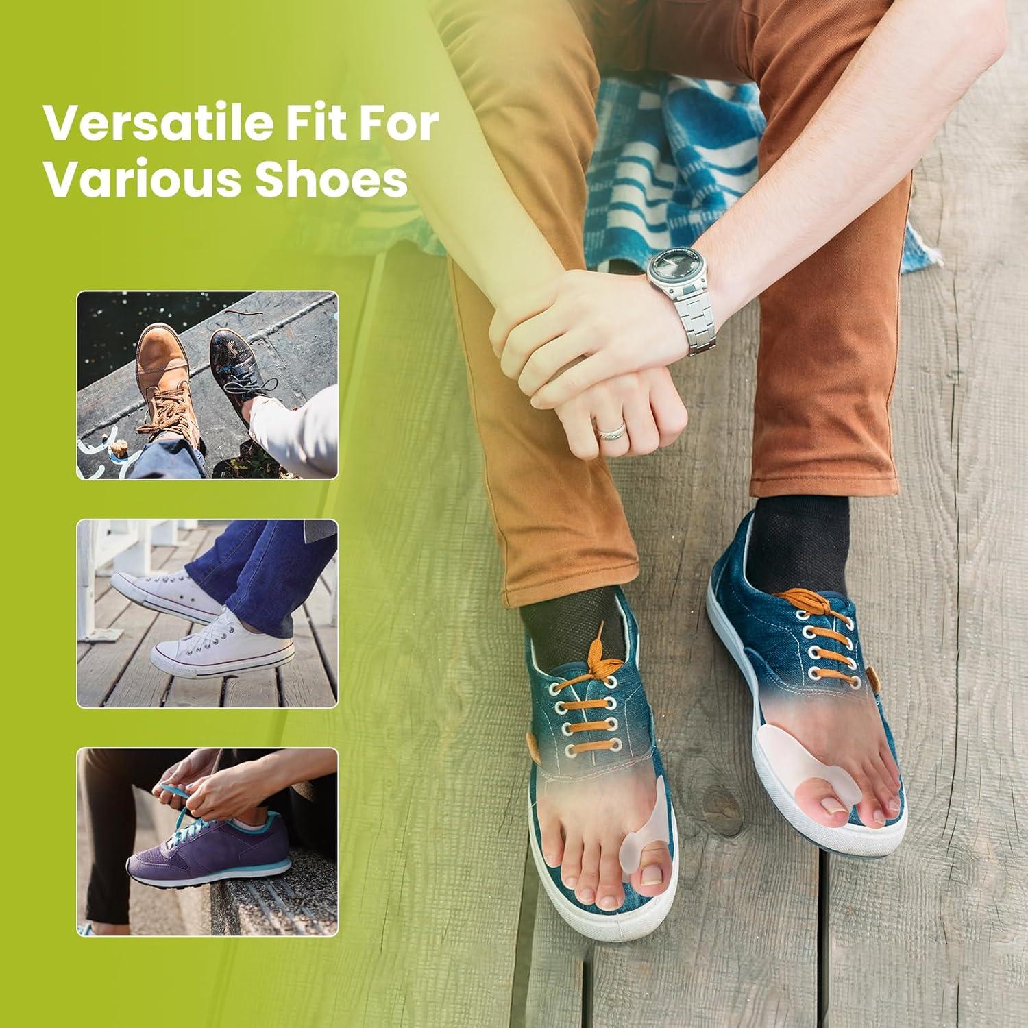 Protector de Almohadilla para Juanetes Bukihome - 8 Piezas Gel