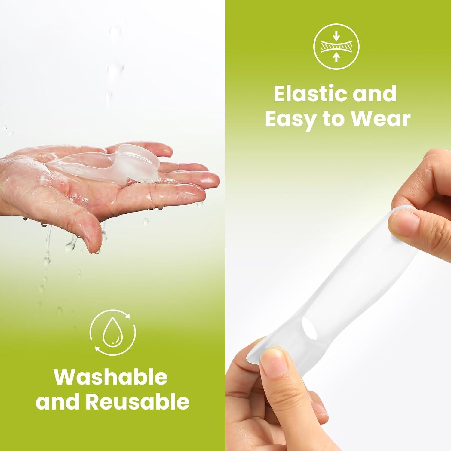 Protector de Almohadilla para Juanetes Bukihome - 8 Piezas Gel