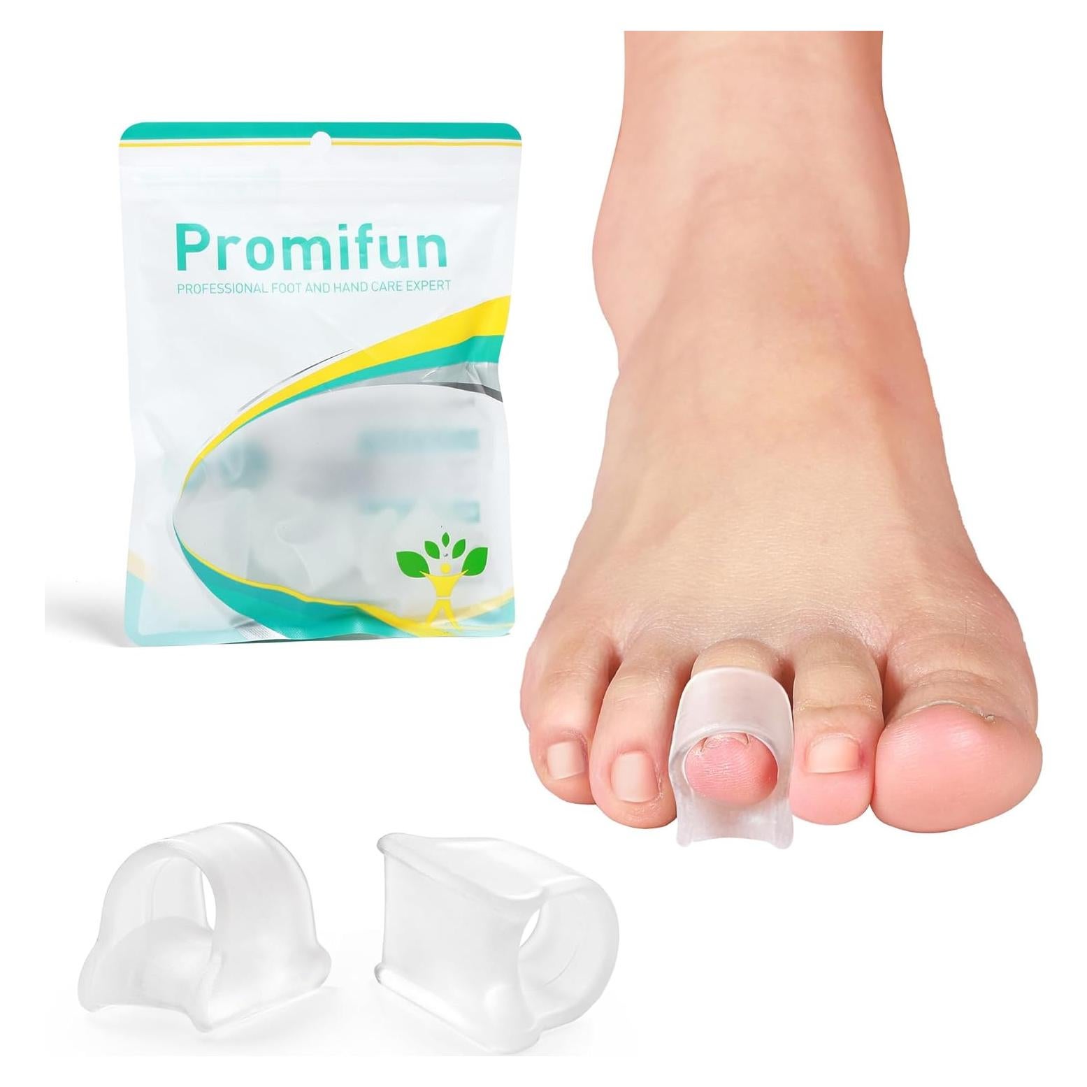 Corrector de Dedos en Garra Promifun - 8 Piezas Mediano