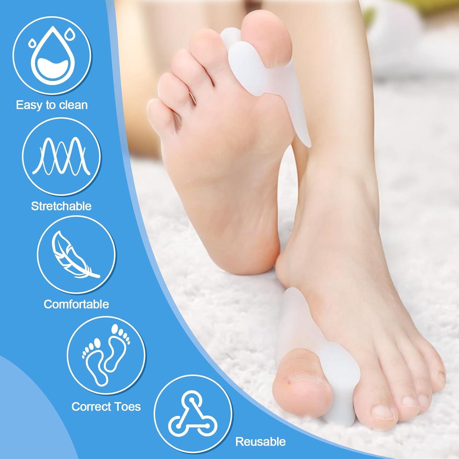 Paquete de 6 Protectores de Gel para Juanetes Nailgelicer