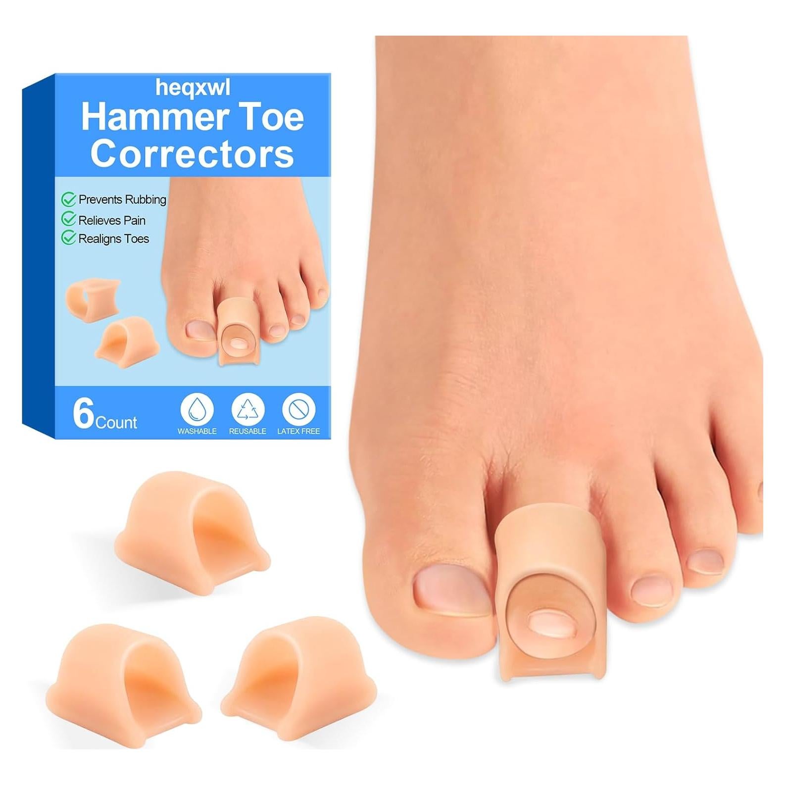 Corrector de Dedo en Martillo Heqxwl Pequeño 6 Piezas