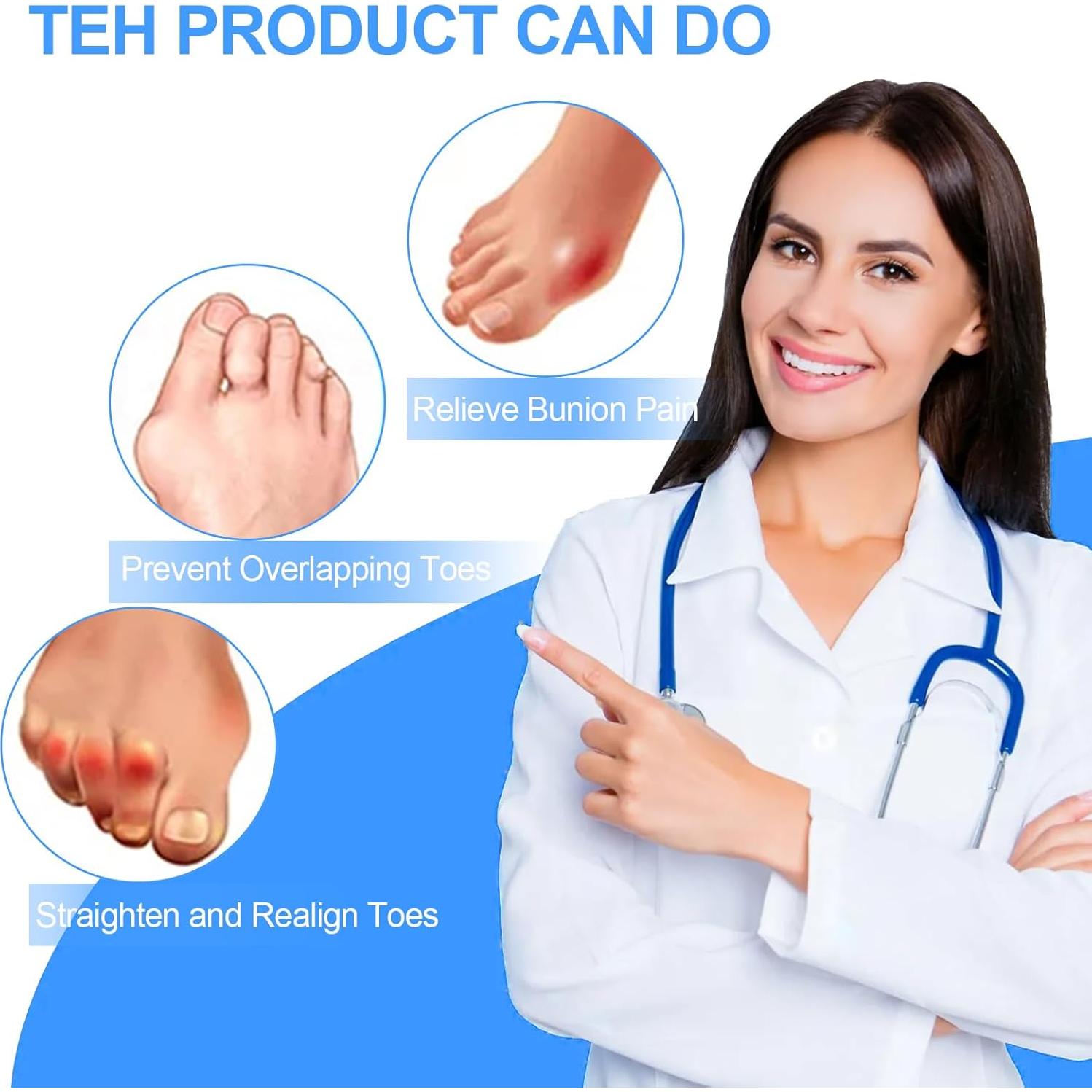 Corrector de Dedo en Martillo Heqxwl Pequeño 6 Piezas