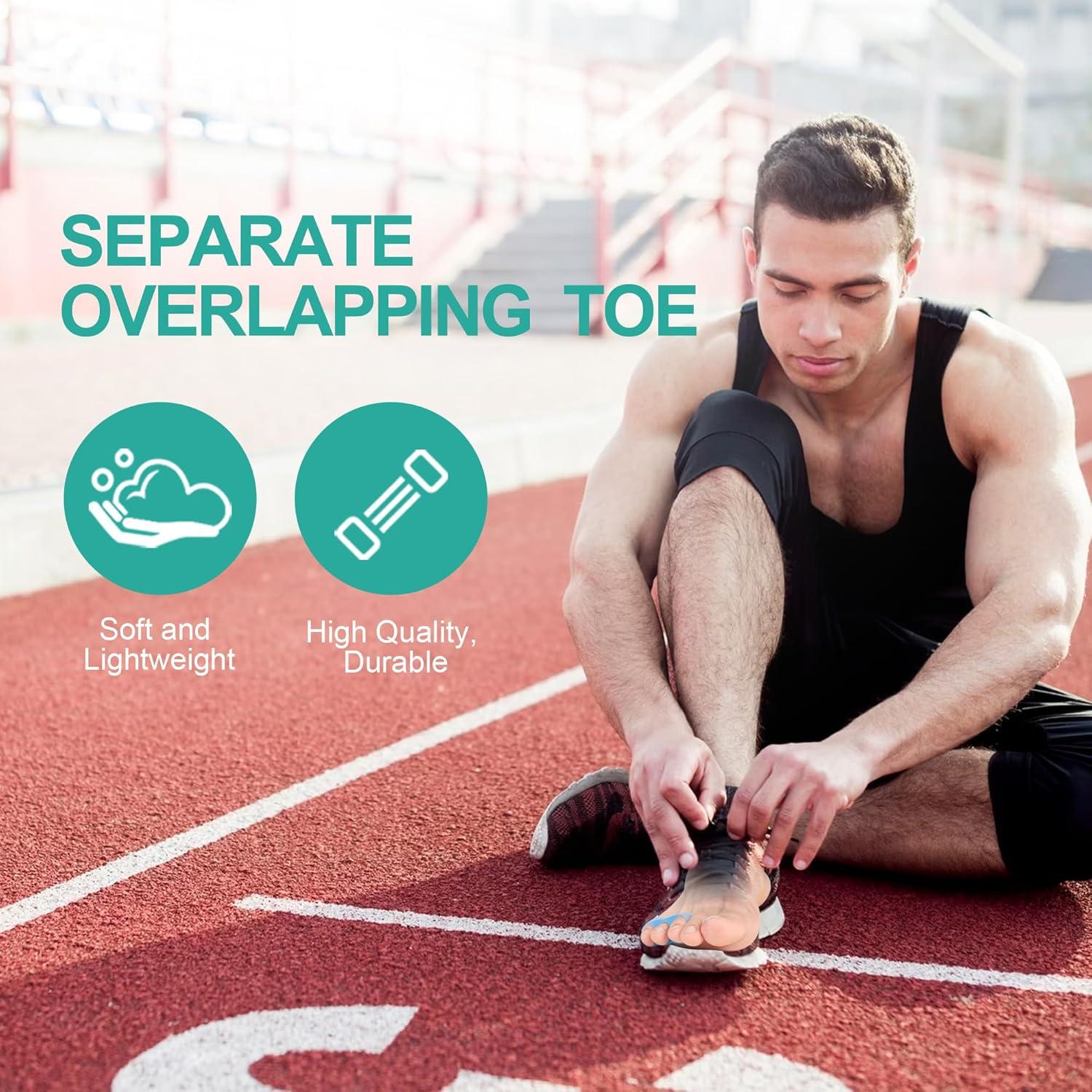 Separadores de Dedos Meñiques Welnove - 8 Piezas Azul