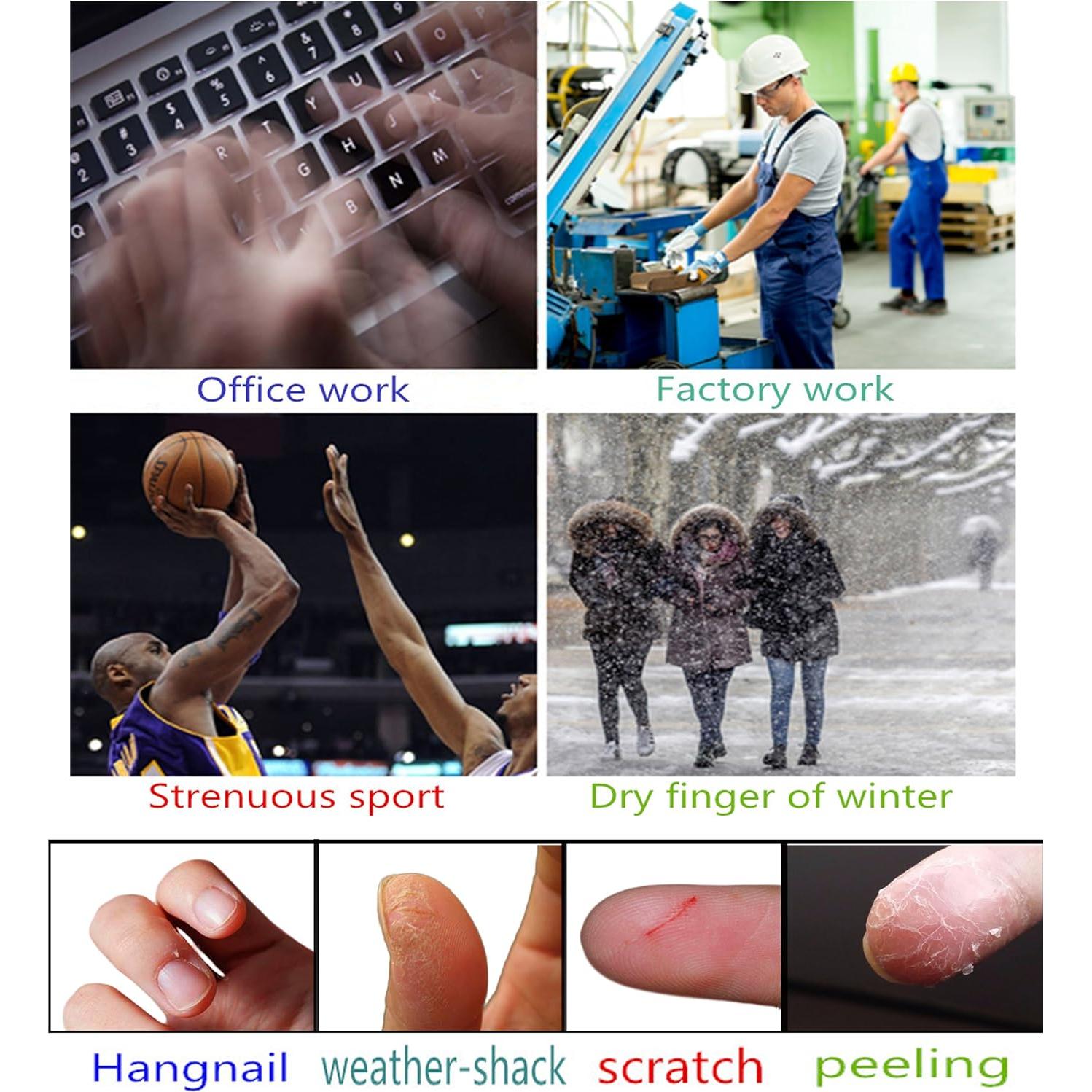 Fundas Protectores para Dedos ERGOfoot 6 Pack Gel 1.5 cm