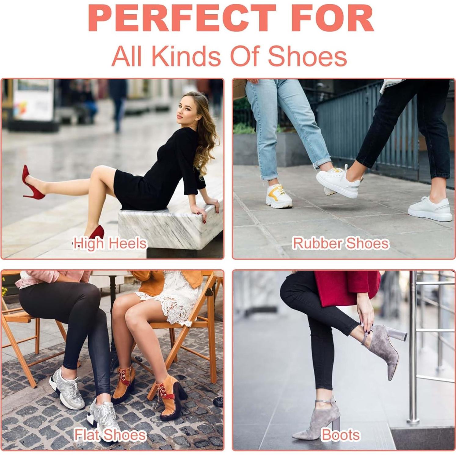 4 Pares Calcetines Compresión Ortopédica Mujeres Talla 6-9