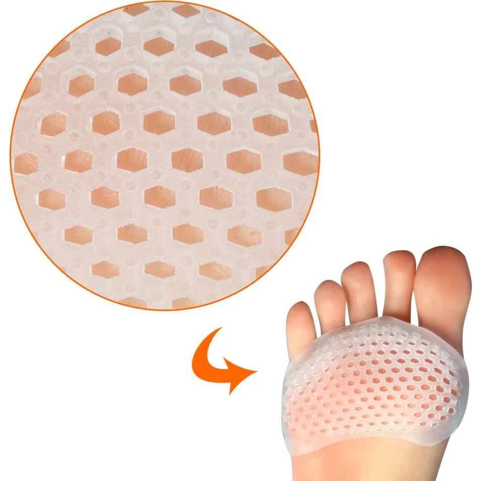 Almohadillas Metatarsales Hoogoo para Alivio del Dolor - 8 Piezas