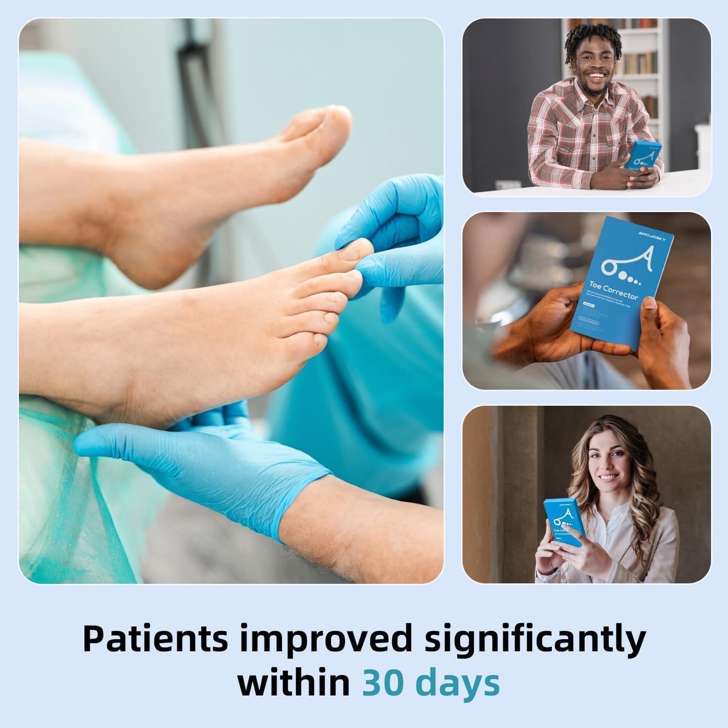 Corrector de Juanetes Awojrsky para Mujeres y Hombres - Negro