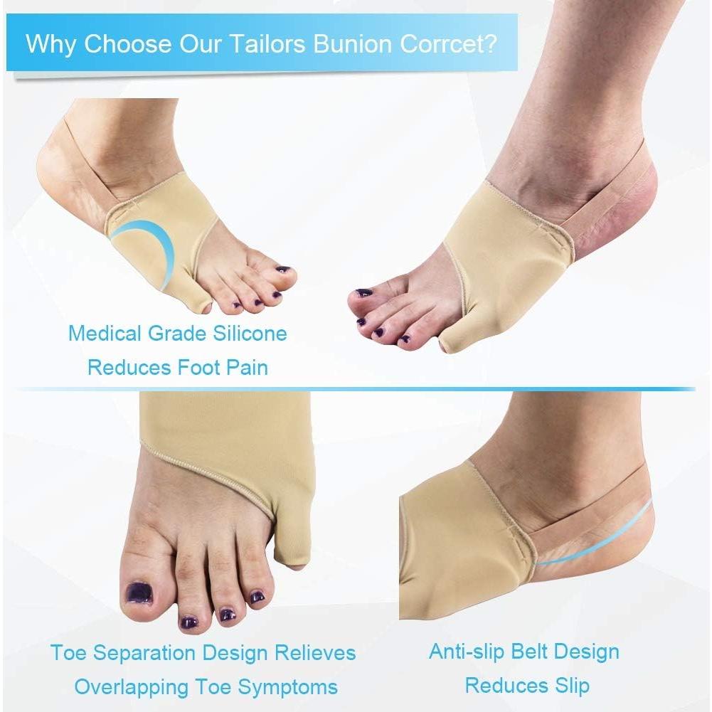 Corrector de Juanetes Tailor Cool Wolf, Almohadillas Gel (S)