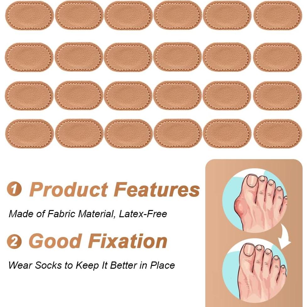 Almohadillas para Juanetes Povihome 48 Unidades Sin Látex