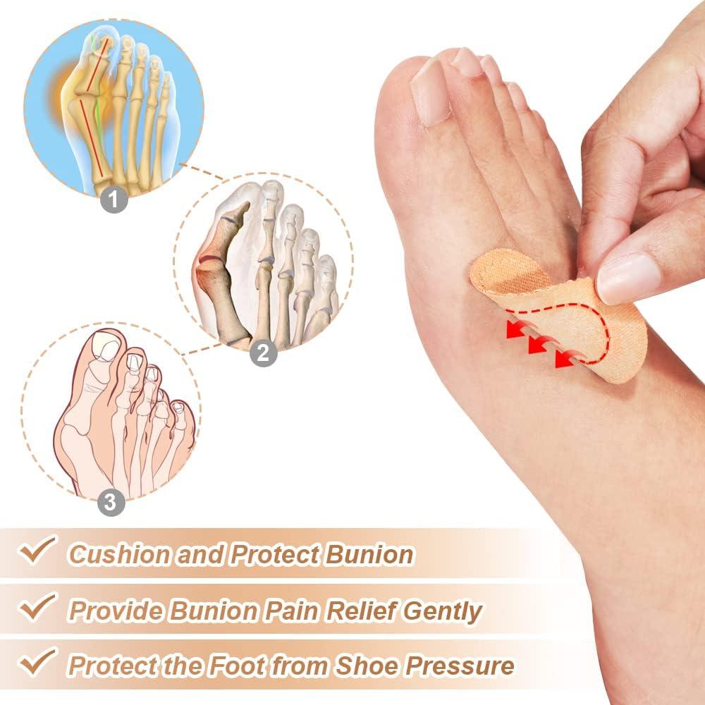 Almohadillas para Juanetes Povihome 48 Unidades Sin Látex