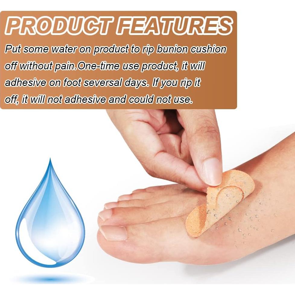 Almohadillas para Juanetes Povihome 48 Unidades Sin Látex