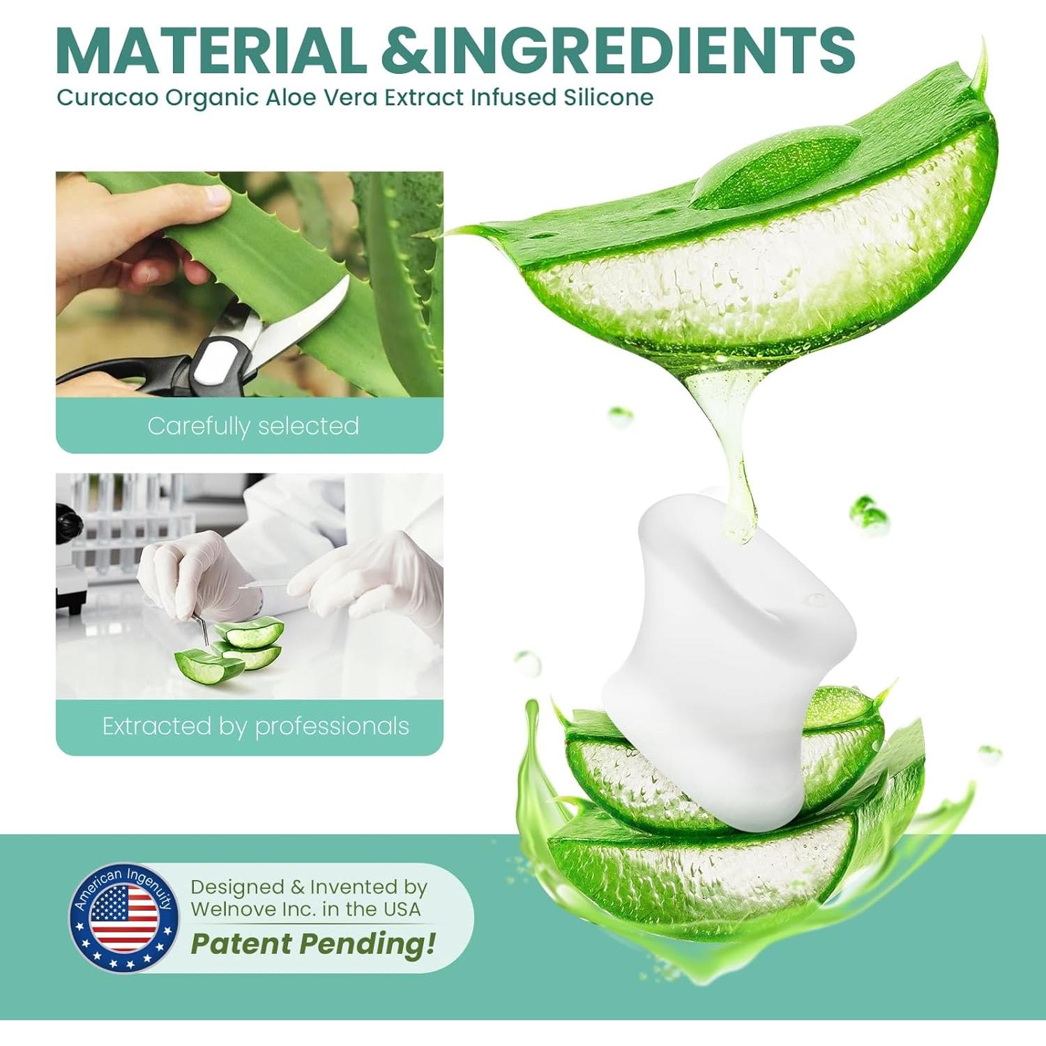 Separadores de Dedos de Gel Welnove - 8 Espaciadores Grande