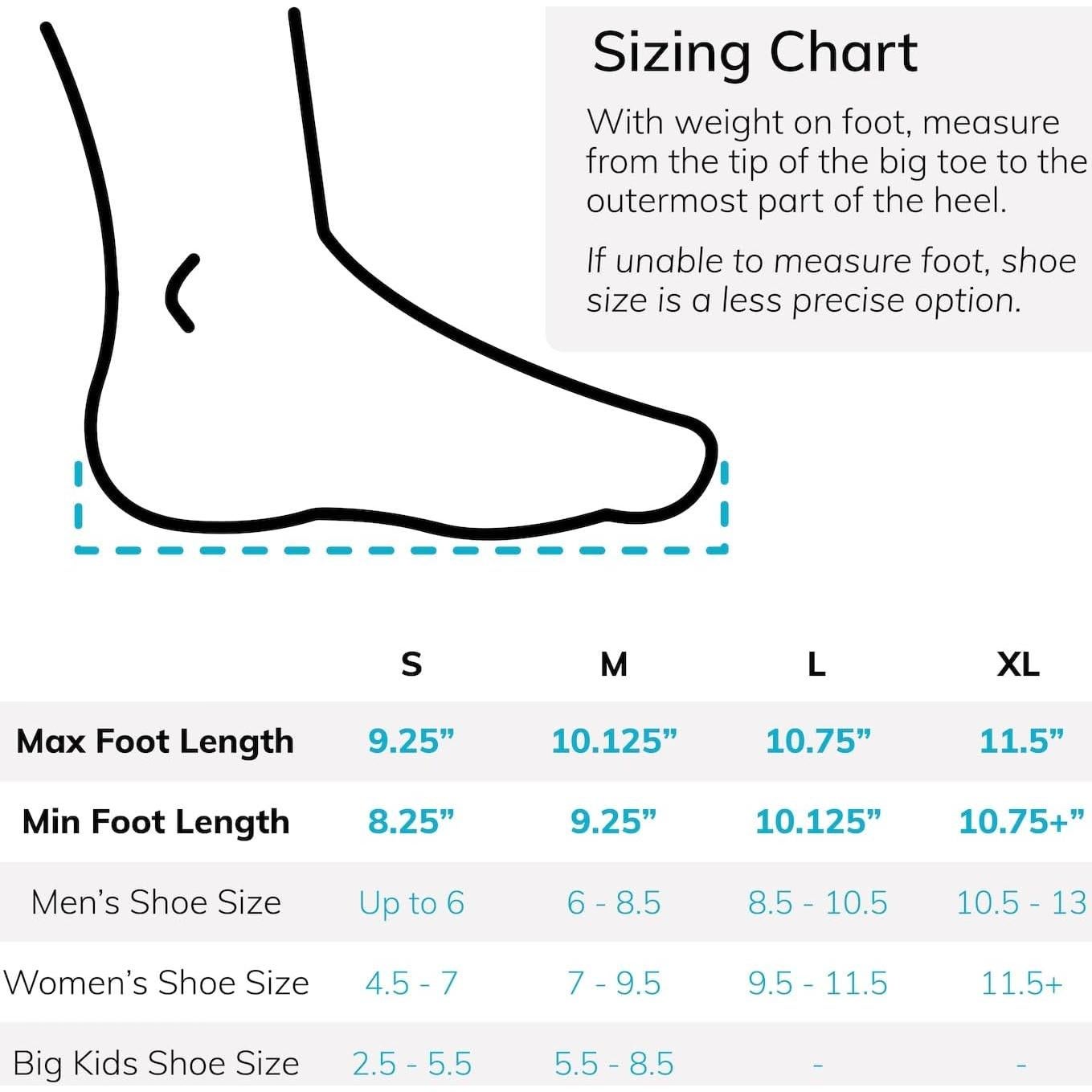 Zapato Médico BraceAbility Punta Cerrada para Fractura M