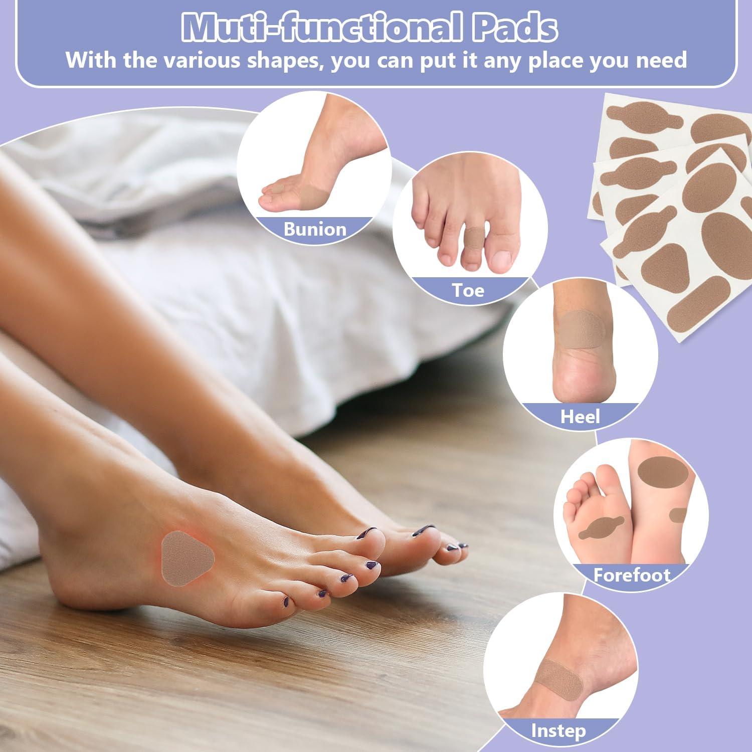 Moleskin para Ampollas Decproch - 12 Hojas (72 Piezas)