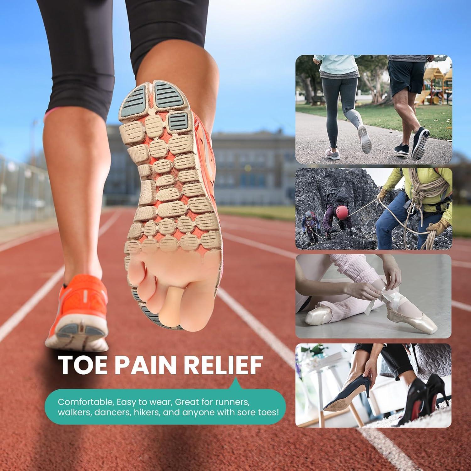 Welnove Protectores de Dedos de Silicona Mediano Beige