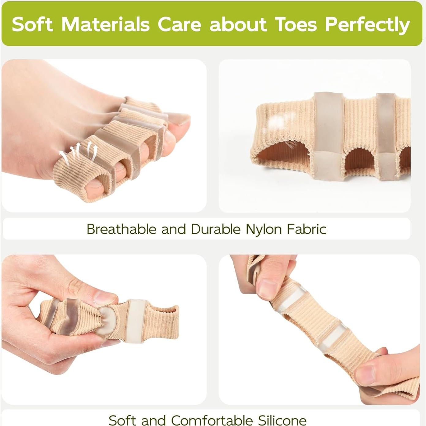 Separadores de Dedos Bukihome - Correctores de Juanetes 2 Pcs