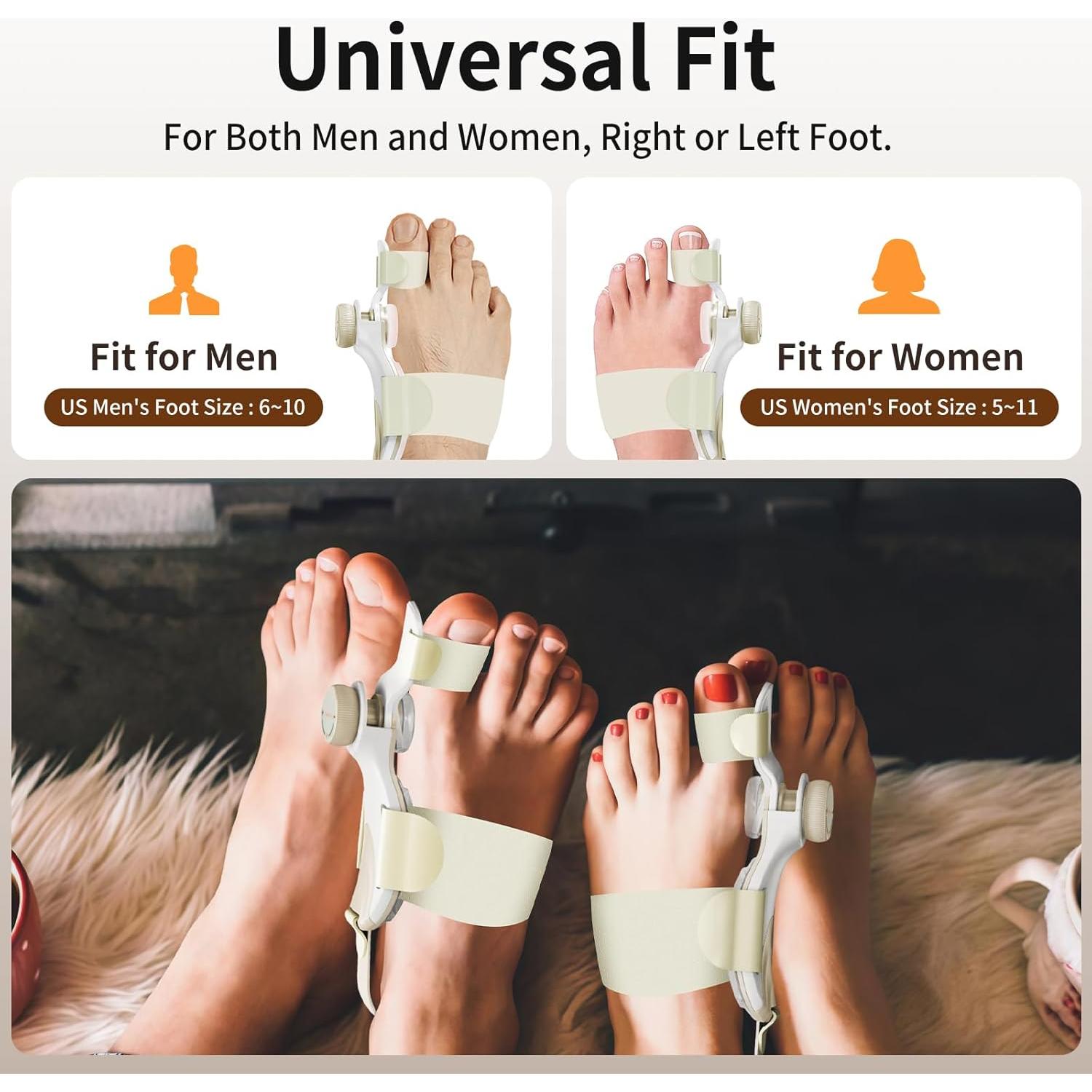 Corrector de Juanetes ClariVora Ajustable 3 Placas Mediano