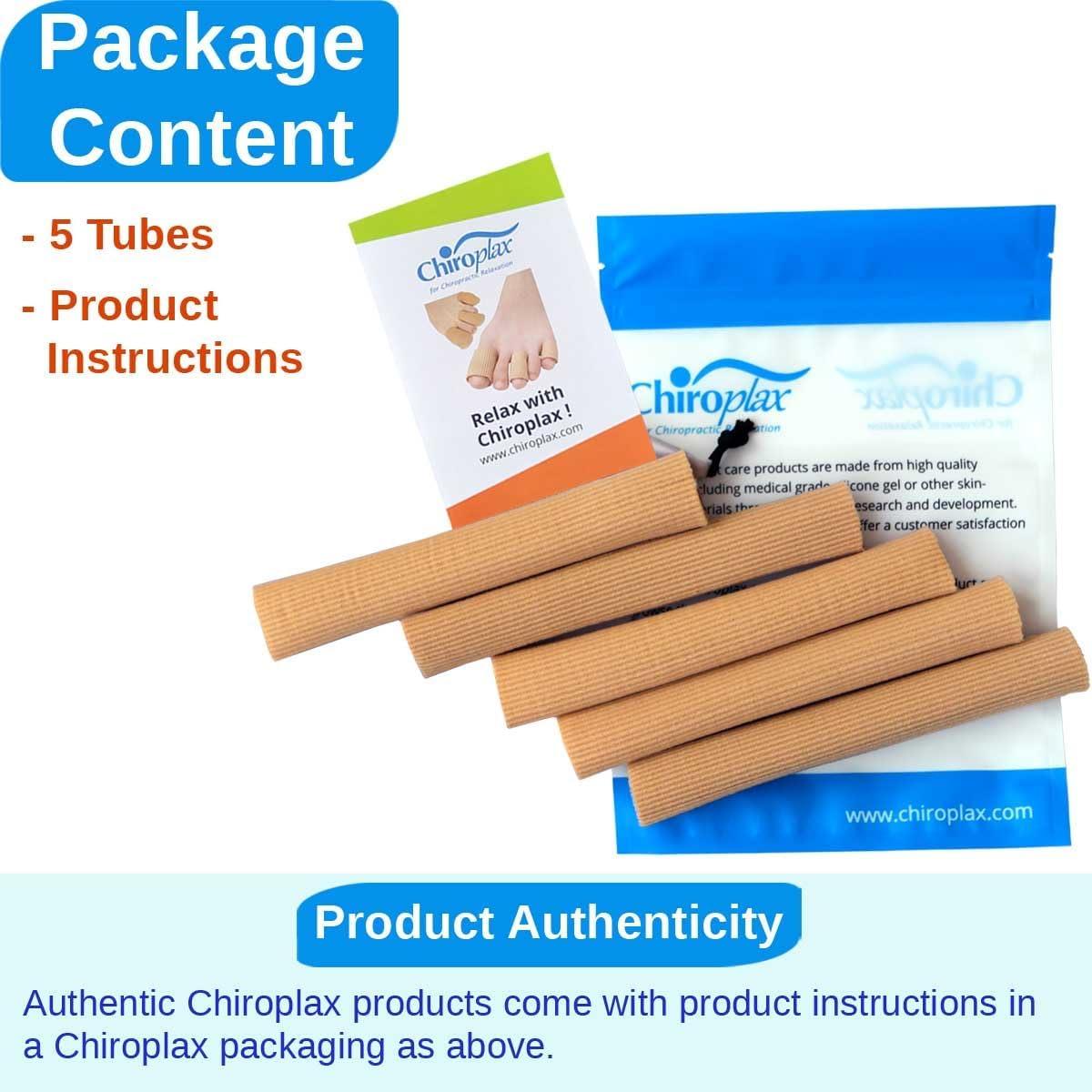 Mangas Protectores de Dedos Chiroplax - Paquete 5 Unidades S/M/L