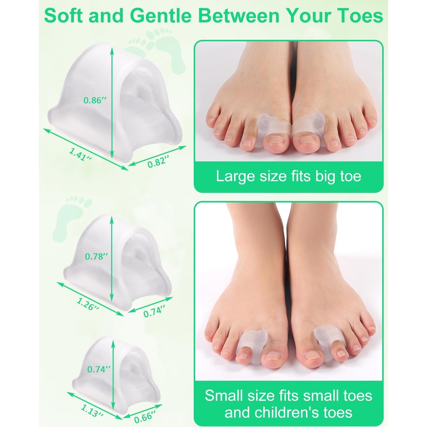 10 Piezas Correctores de Dedos en Martillo Gel PDRODE Pequeño