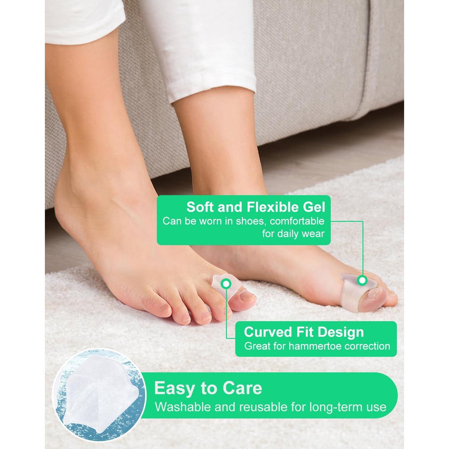 10 Piezas Correctores de Dedos en Martillo Gel PDRODE Pequeño