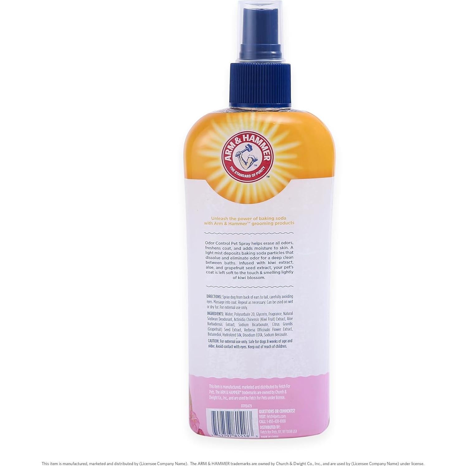 Spray Desodorante para Perros Arm & Hammer 236 ml Natural
