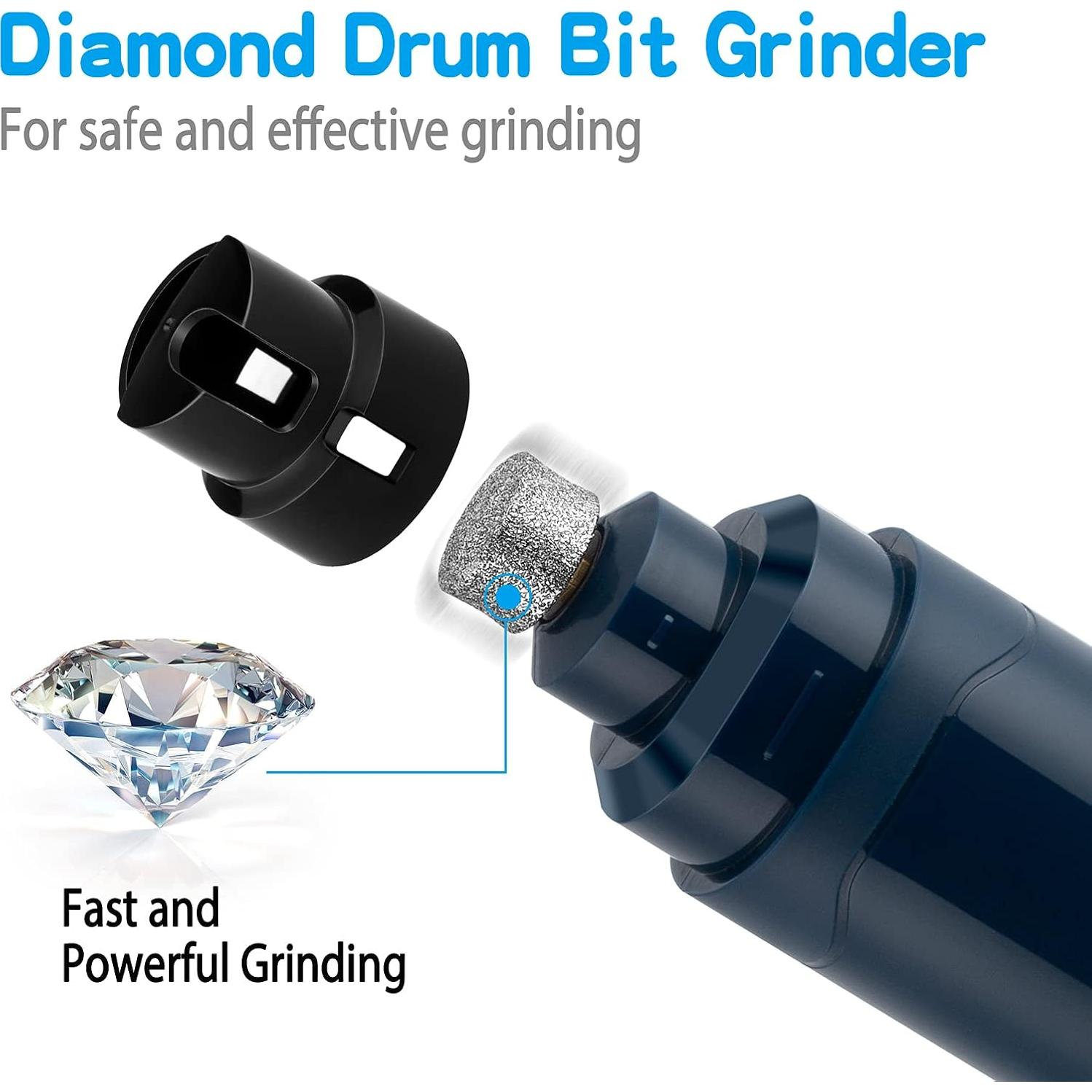 Molinillo de Uñas Eléctrico Casfuy N10 2 Velocidades Azul