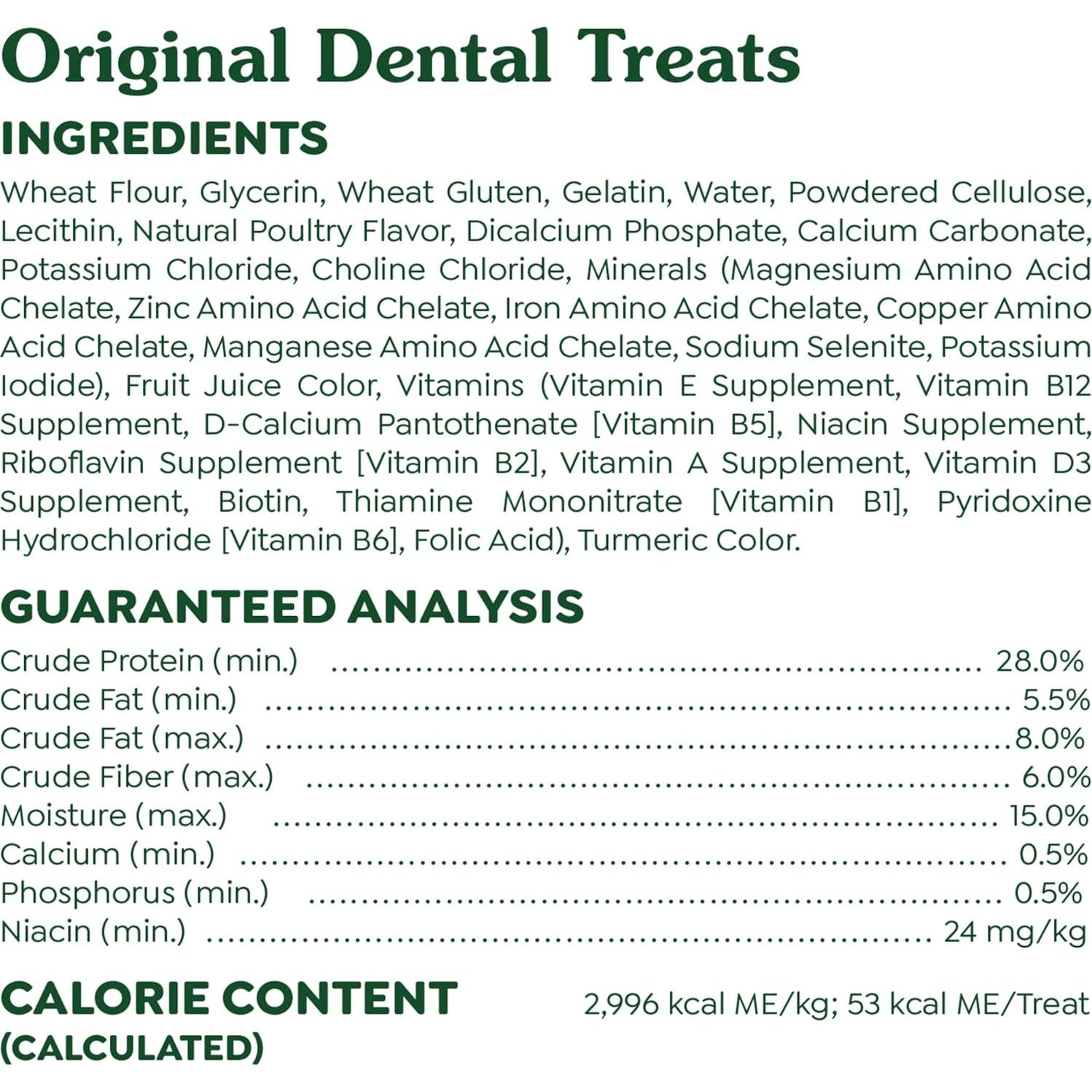 Greenies Original Treats para Perros Pequeños 1 kg