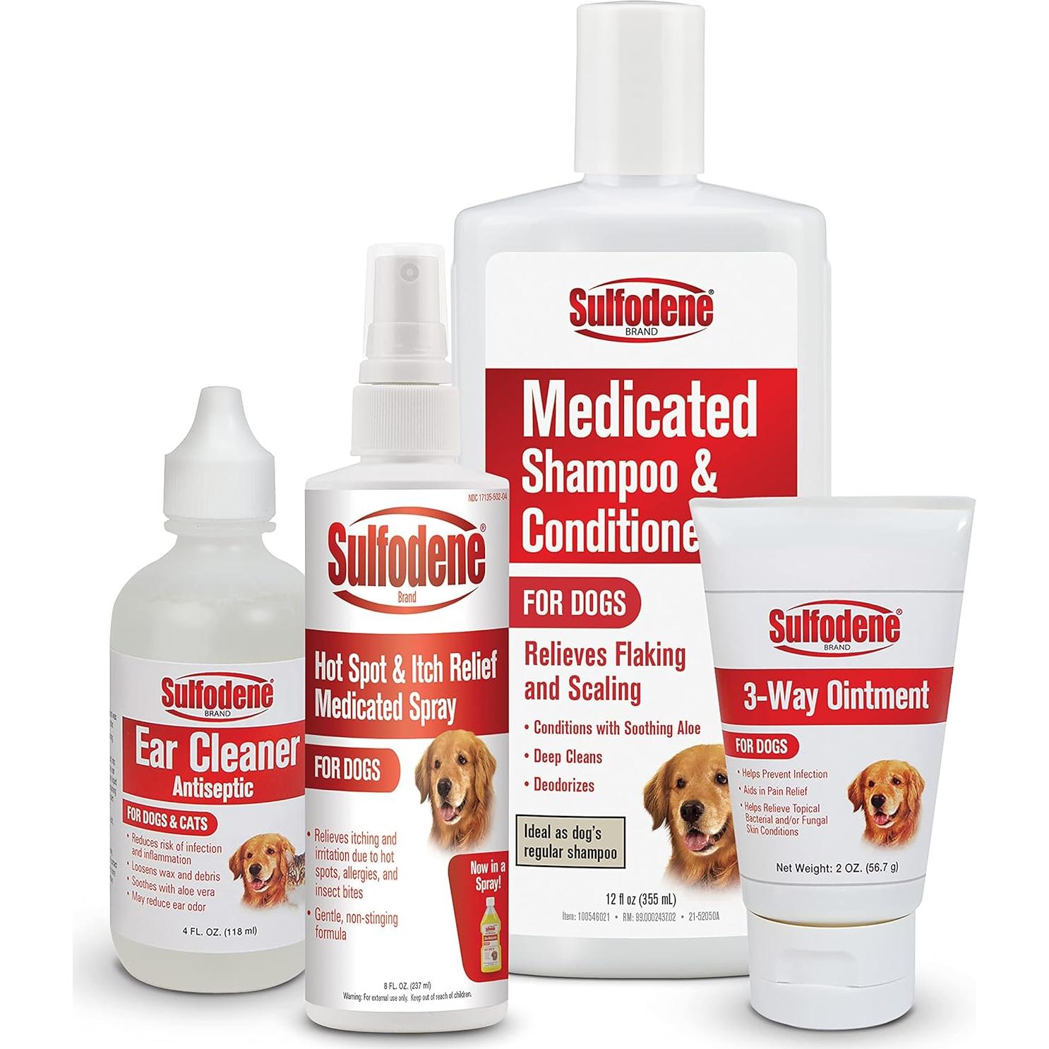 Ungüento para heridas de perro Sulfodene 3 en 1 56,7 g