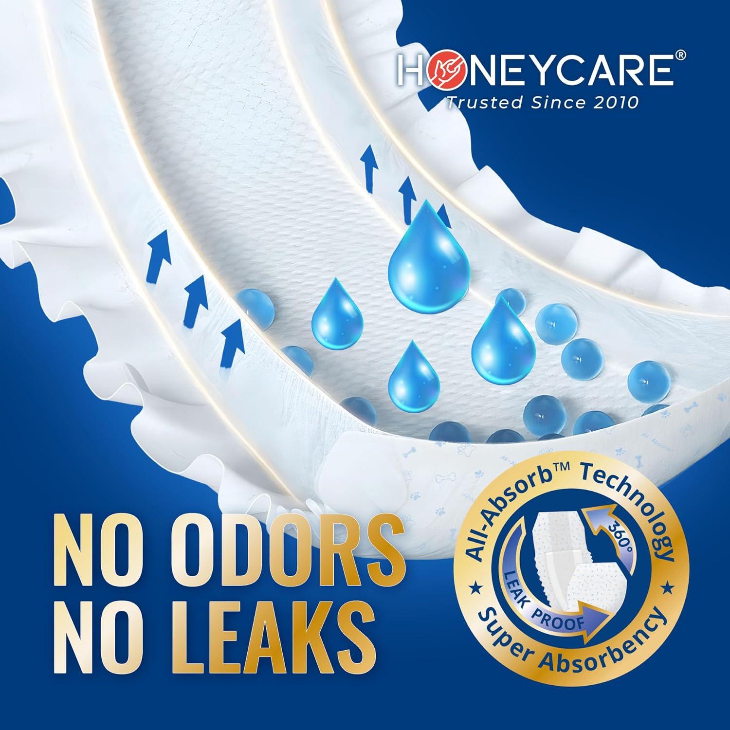 Faja Desechable para Perros Machos HONEY CARE A26 50 Unidades