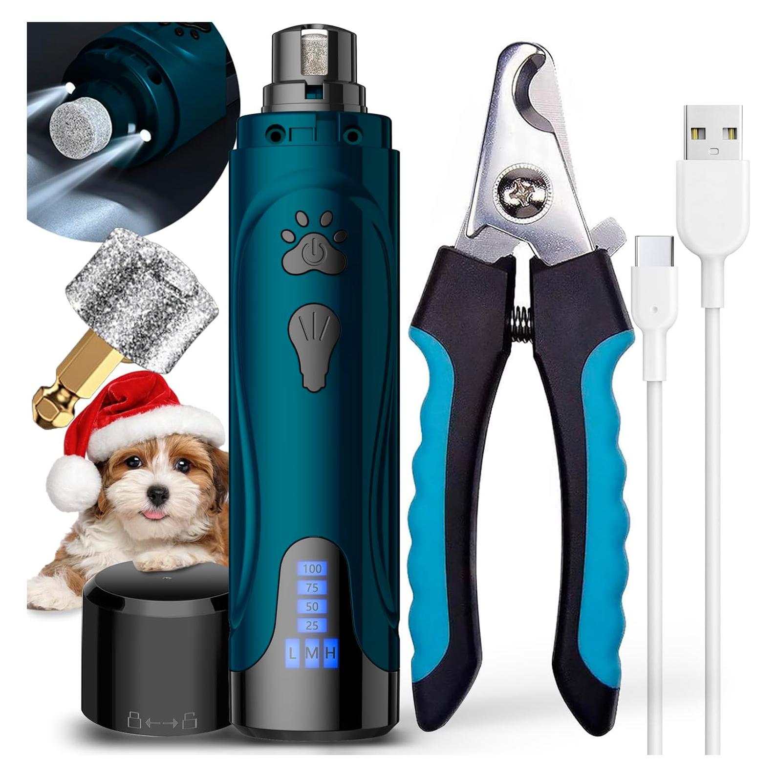 Lima de Uñas Eléctrica Yabife para Perros y Gatos 3 Velocidades