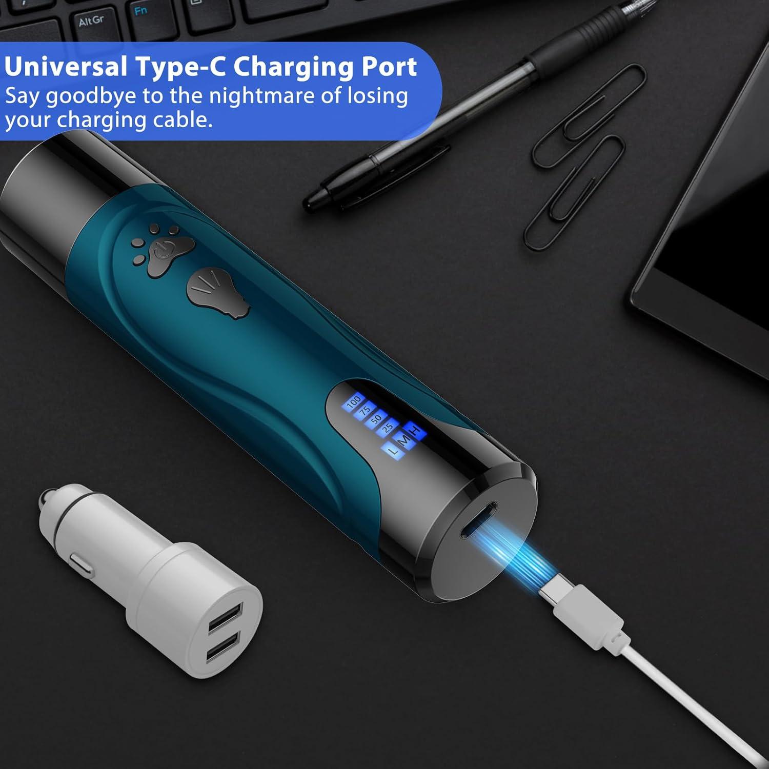 Lima de Uñas Eléctrica Yabife para Perros y Gatos 3 Velocidades