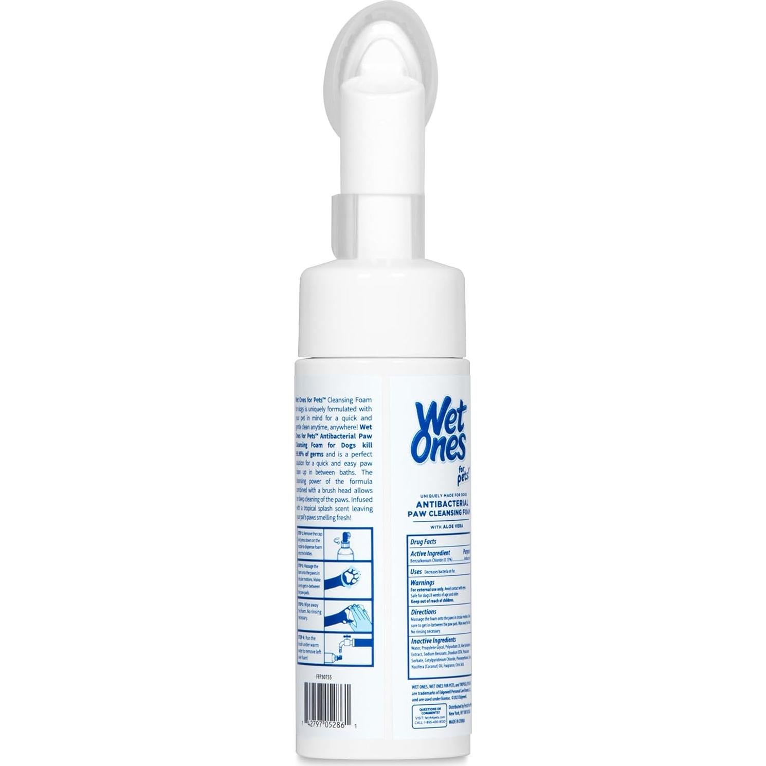 Wet Ones Limpiador Antibacteriano para Patas de Perro 150 ml