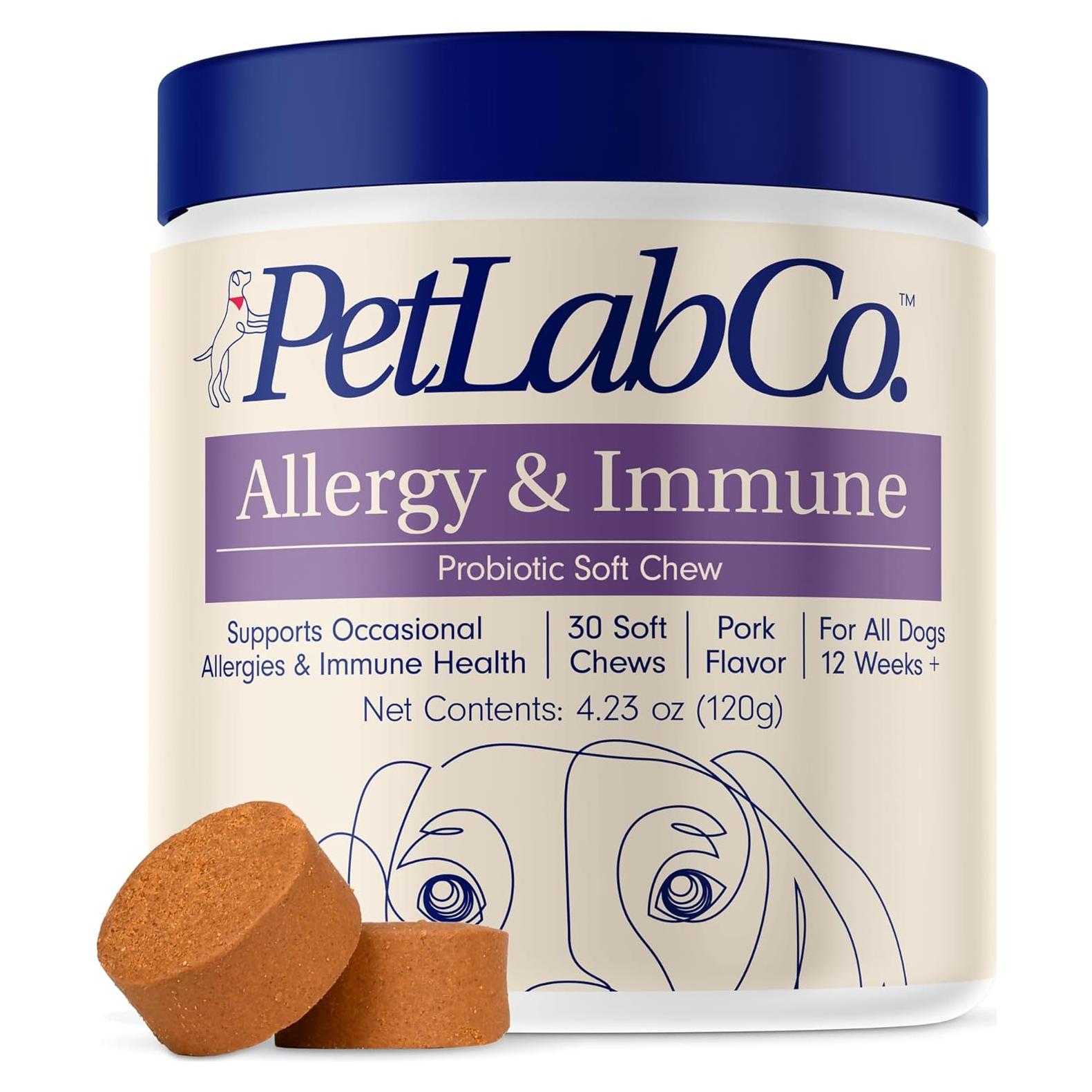 Probioticos para Perros PetLab Co. 30 Masticables Sabor Cerdo