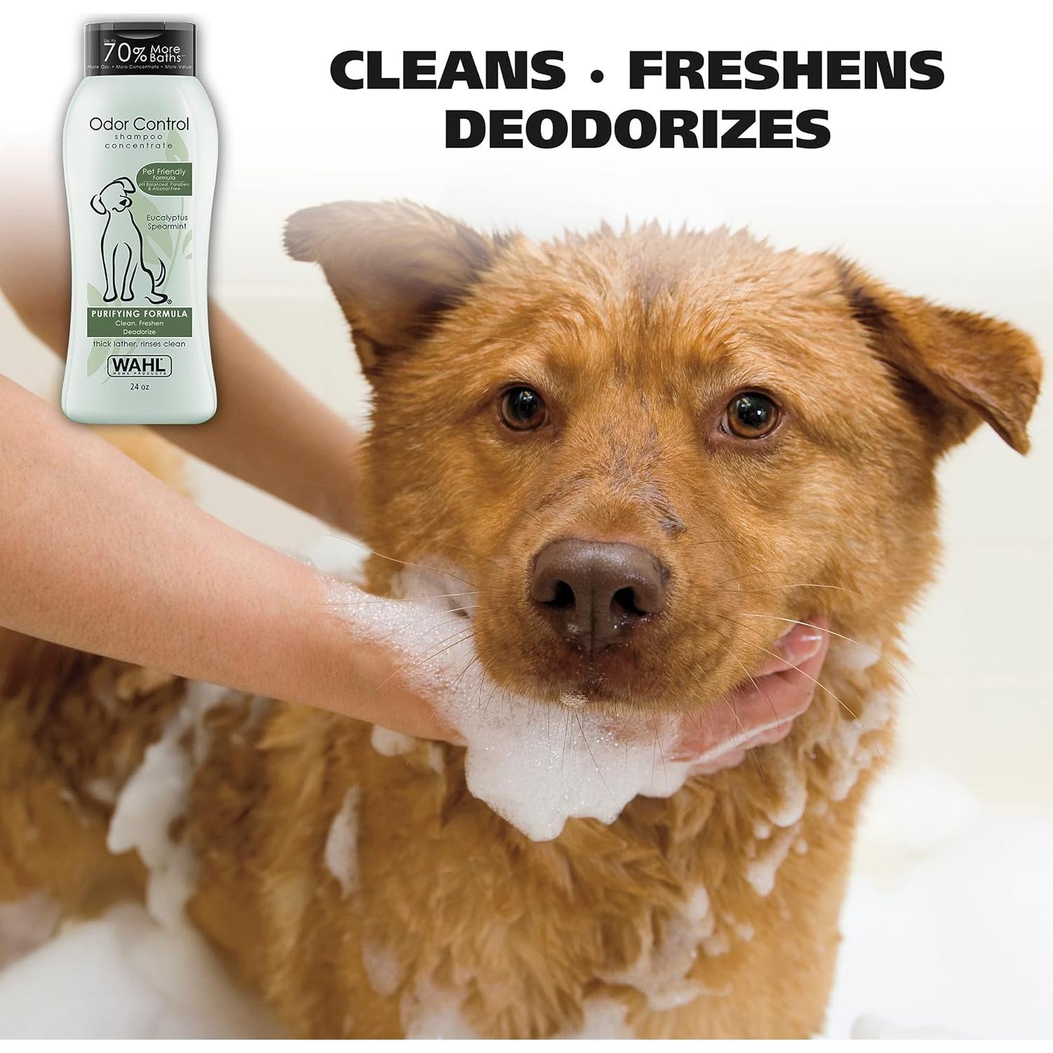 Champú Desodorante para Perros Wahl Eucalipto y Menta 24 Oz