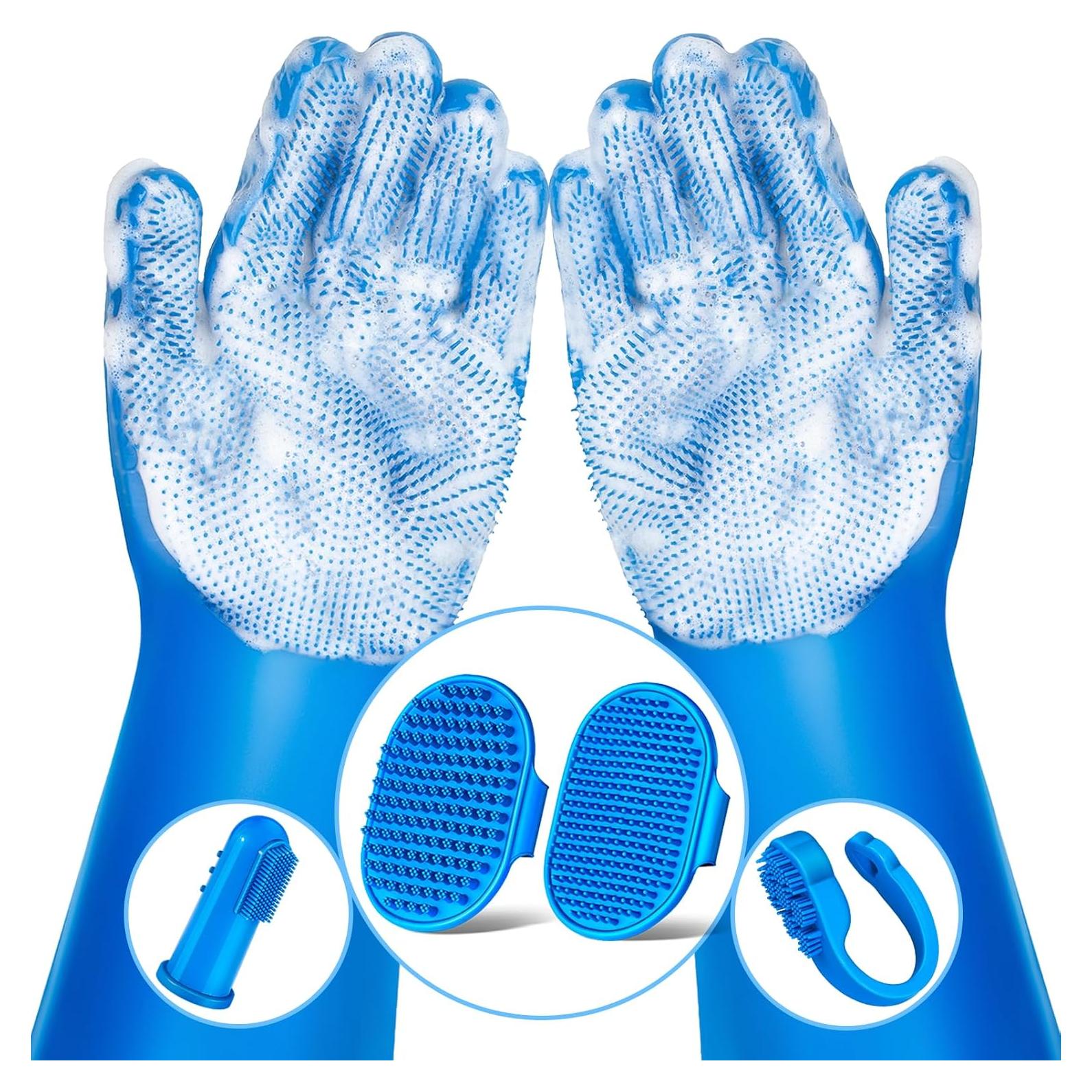 Kit de Aseo para Mascotas 6 Piezas Augwind Azul Marino