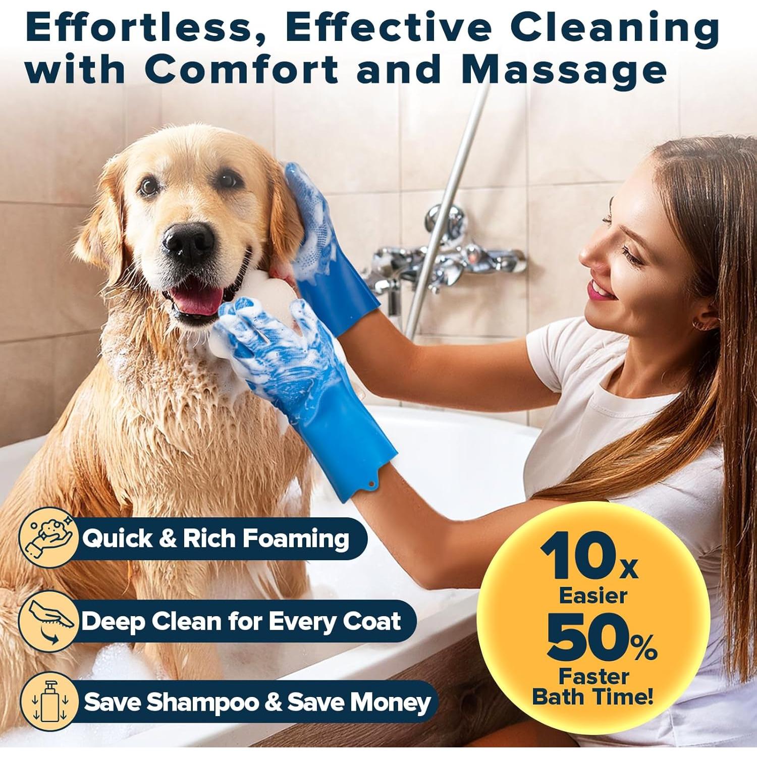 Kit de Aseo para Mascotas 6 Piezas Augwind Azul Marino