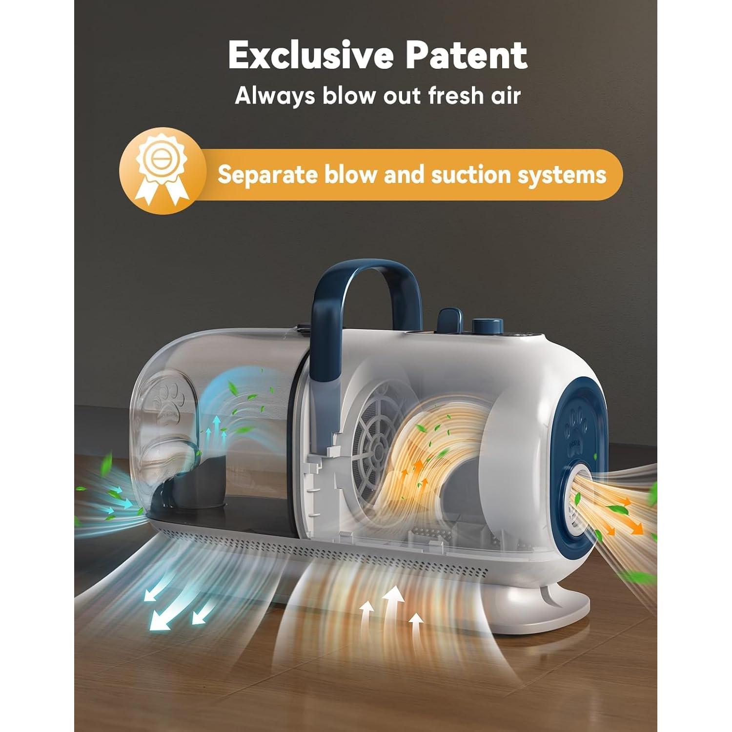 Aspiradora y Secador para Perros Oneisall BM1 8 en 1